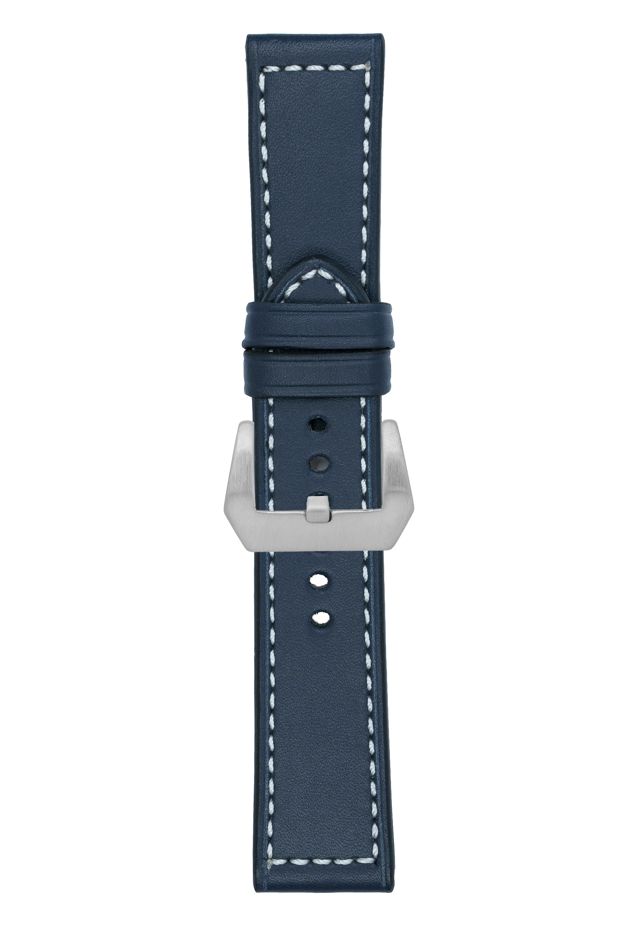 Panerai-Style Marino Leather Watch Strap in BLUE - Image 10