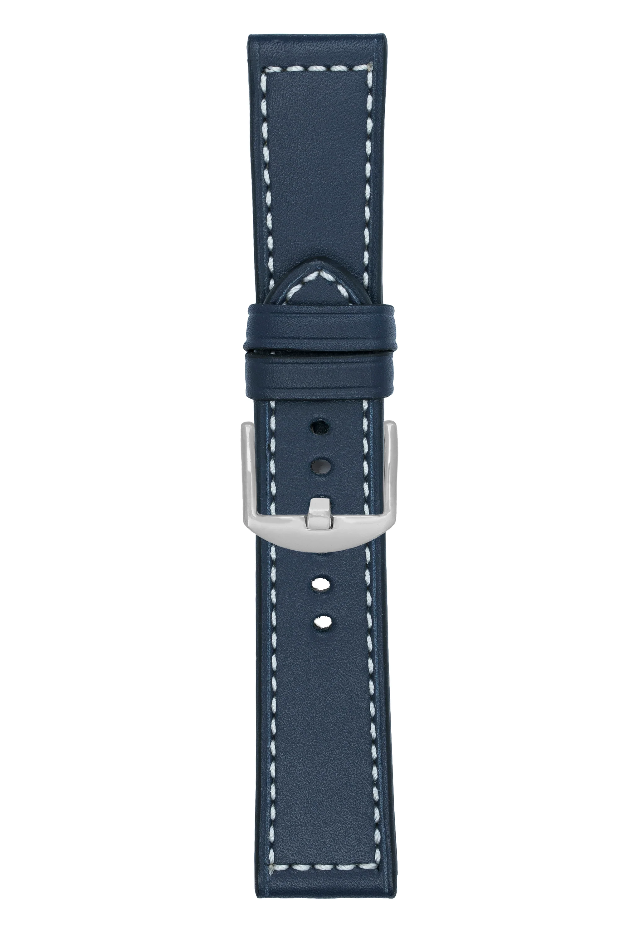 Panerai-Style Marino Leather Watch Strap in BLUE - Image 5