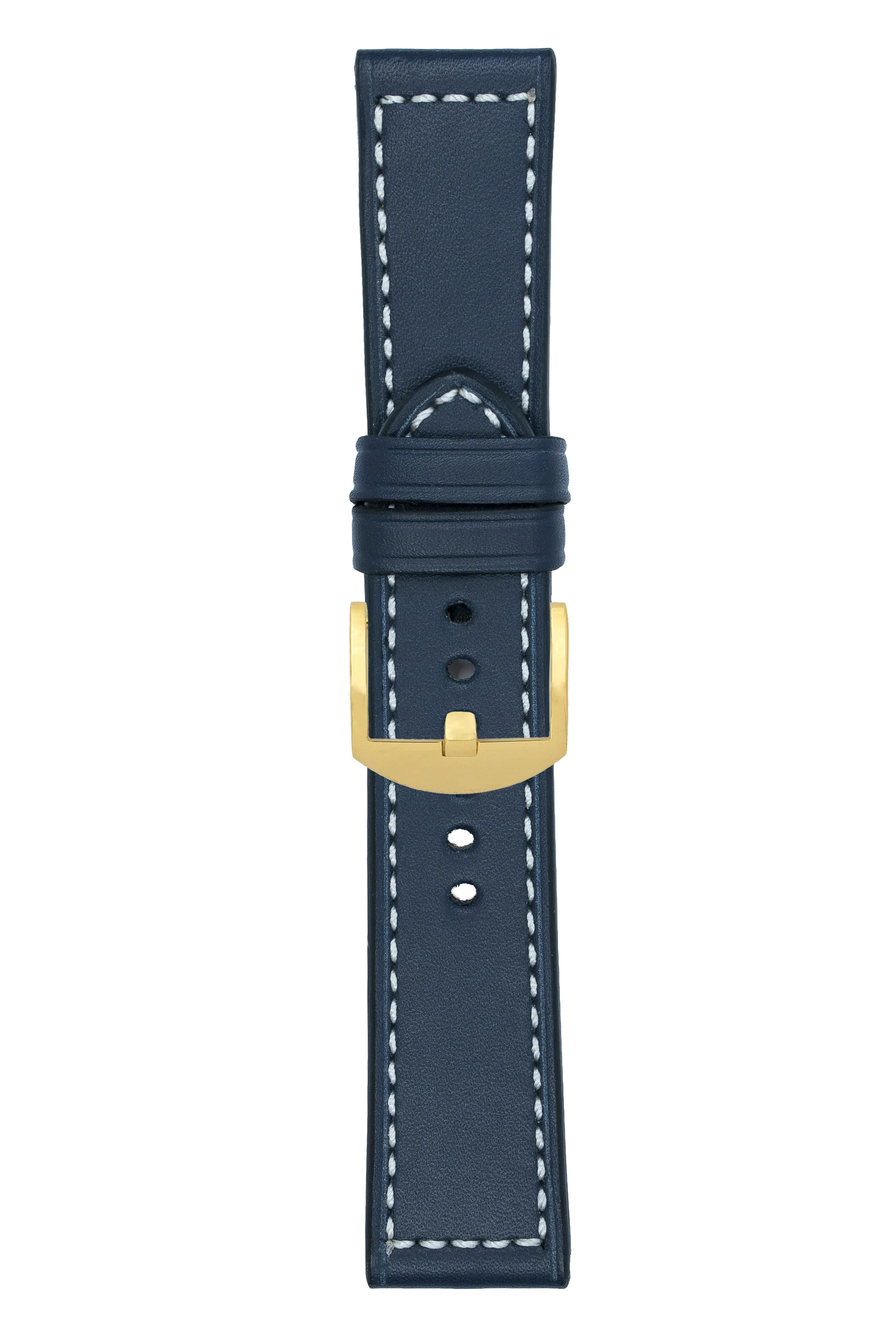 Panerai-Style Marino Leather Watch Strap in BLUE - Image 8