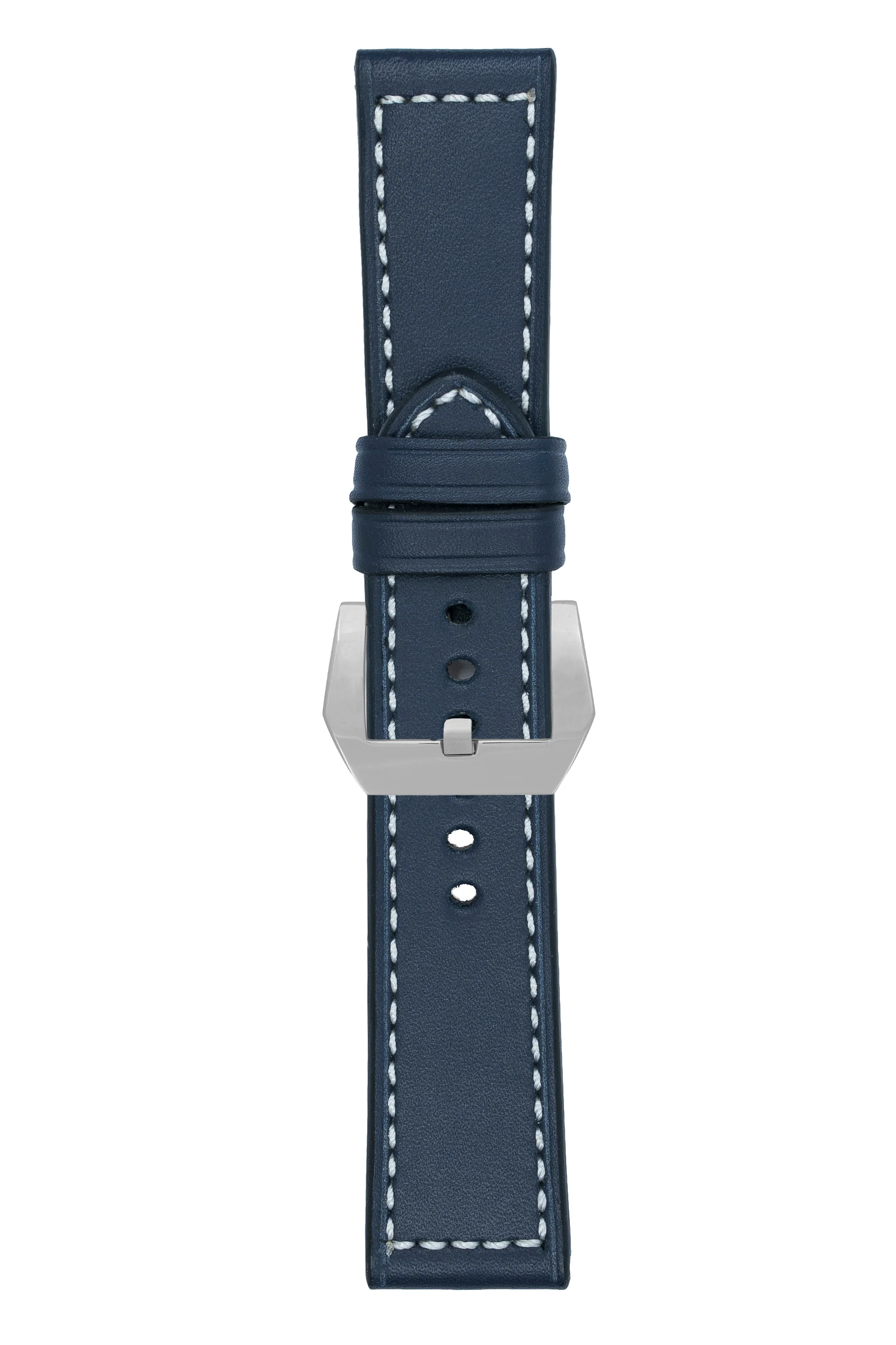 Panerai-Style Marino Leather Watch Strap in BLUE - Image 9