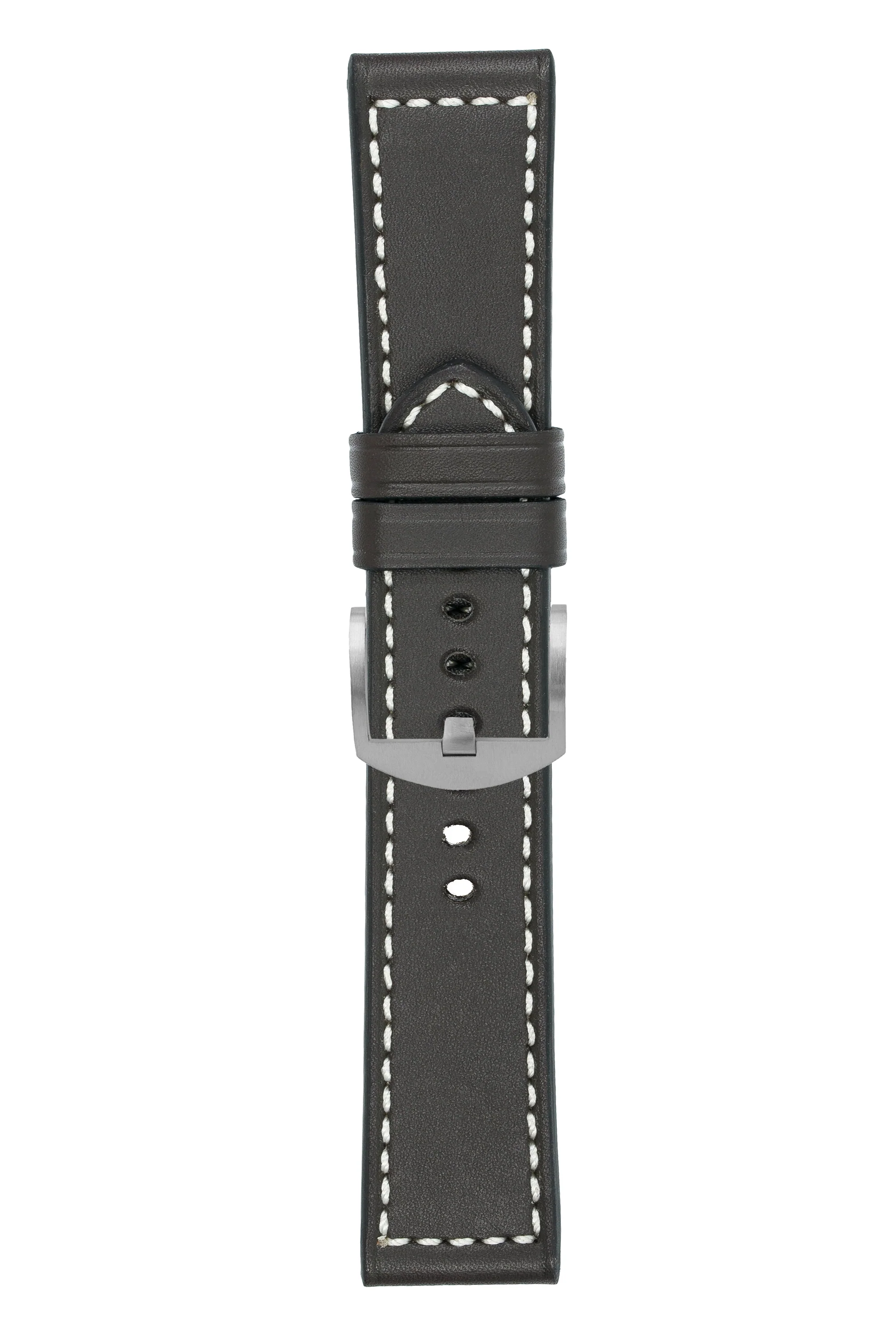 Panerai-Style Marino Leather Watch Strap in BROWN - Image 6