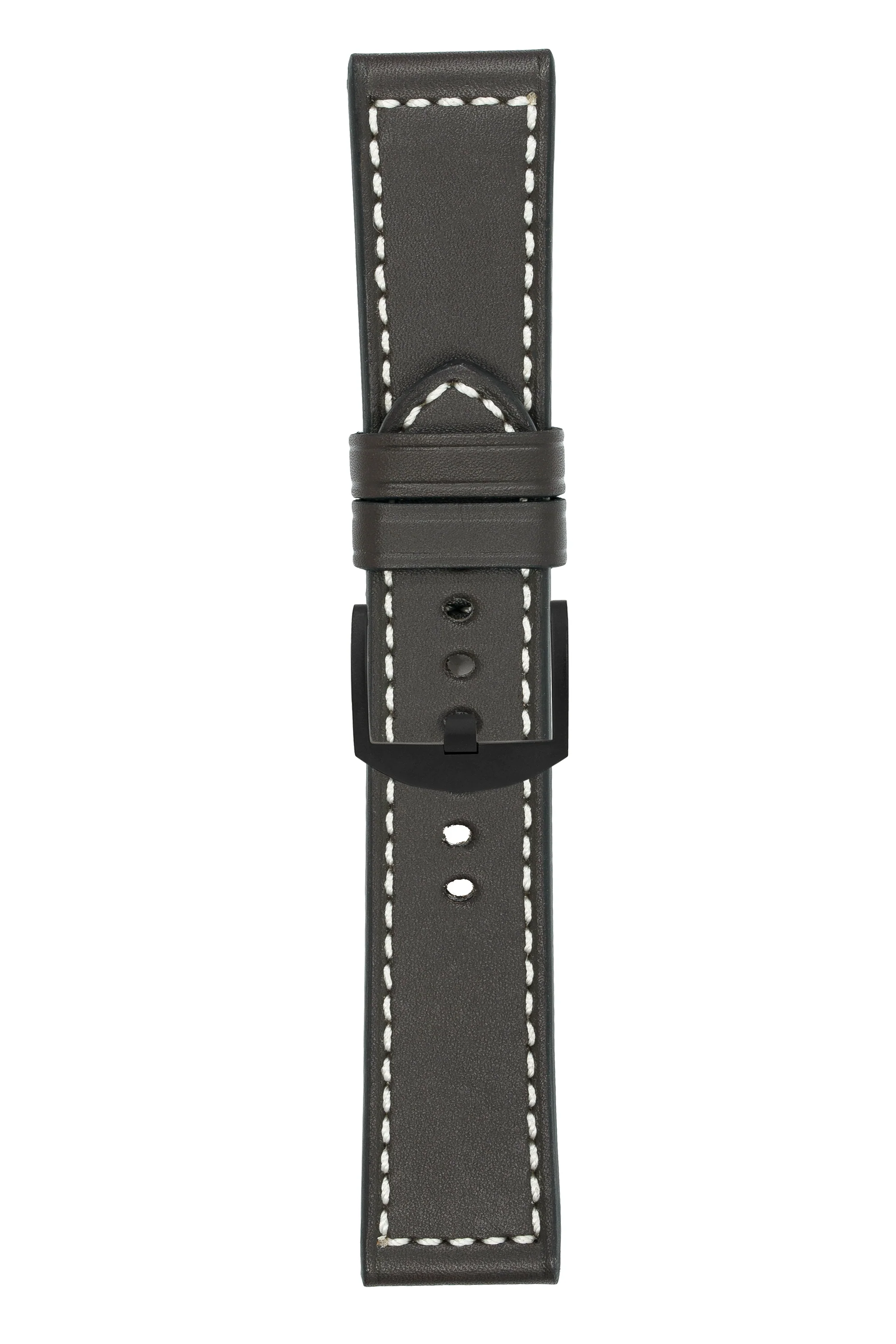 Panerai-Style Marino Leather Watch Strap in BROWN - Image 7