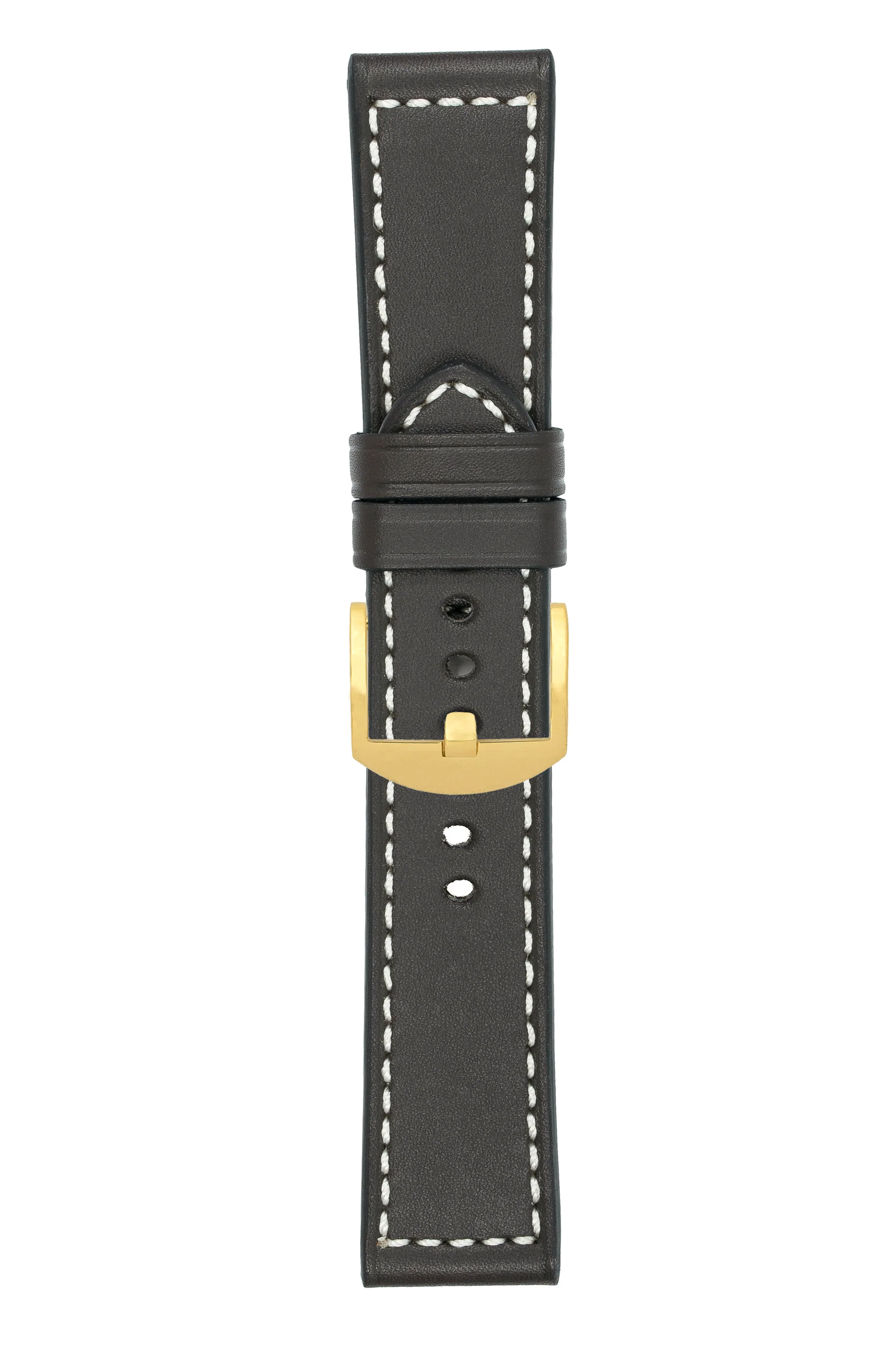 Panerai-Style Marino Leather Watch Strap in BROWN - Image 8
