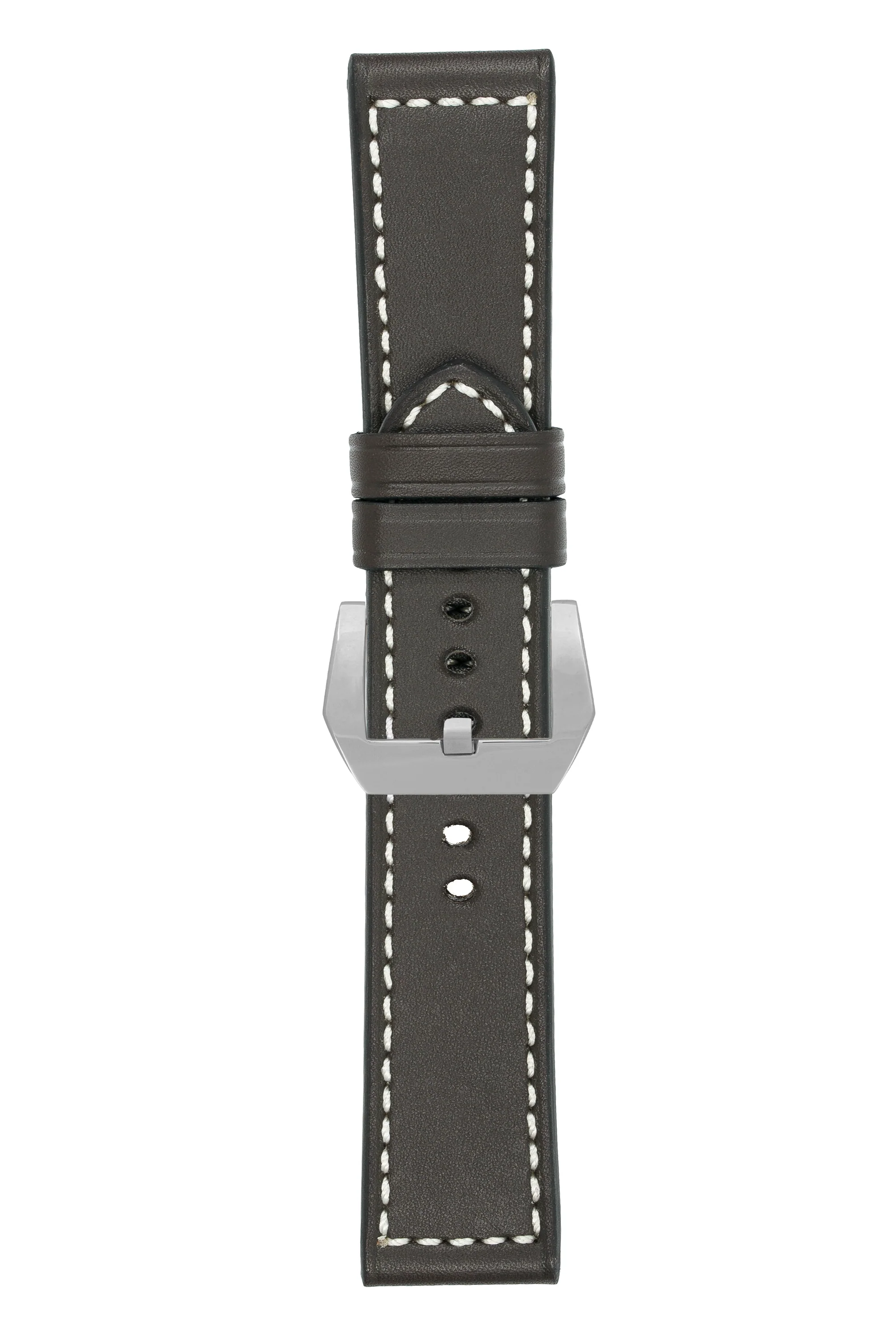 Panerai-Style Marino Leather Watch Strap in BROWN - Image 9