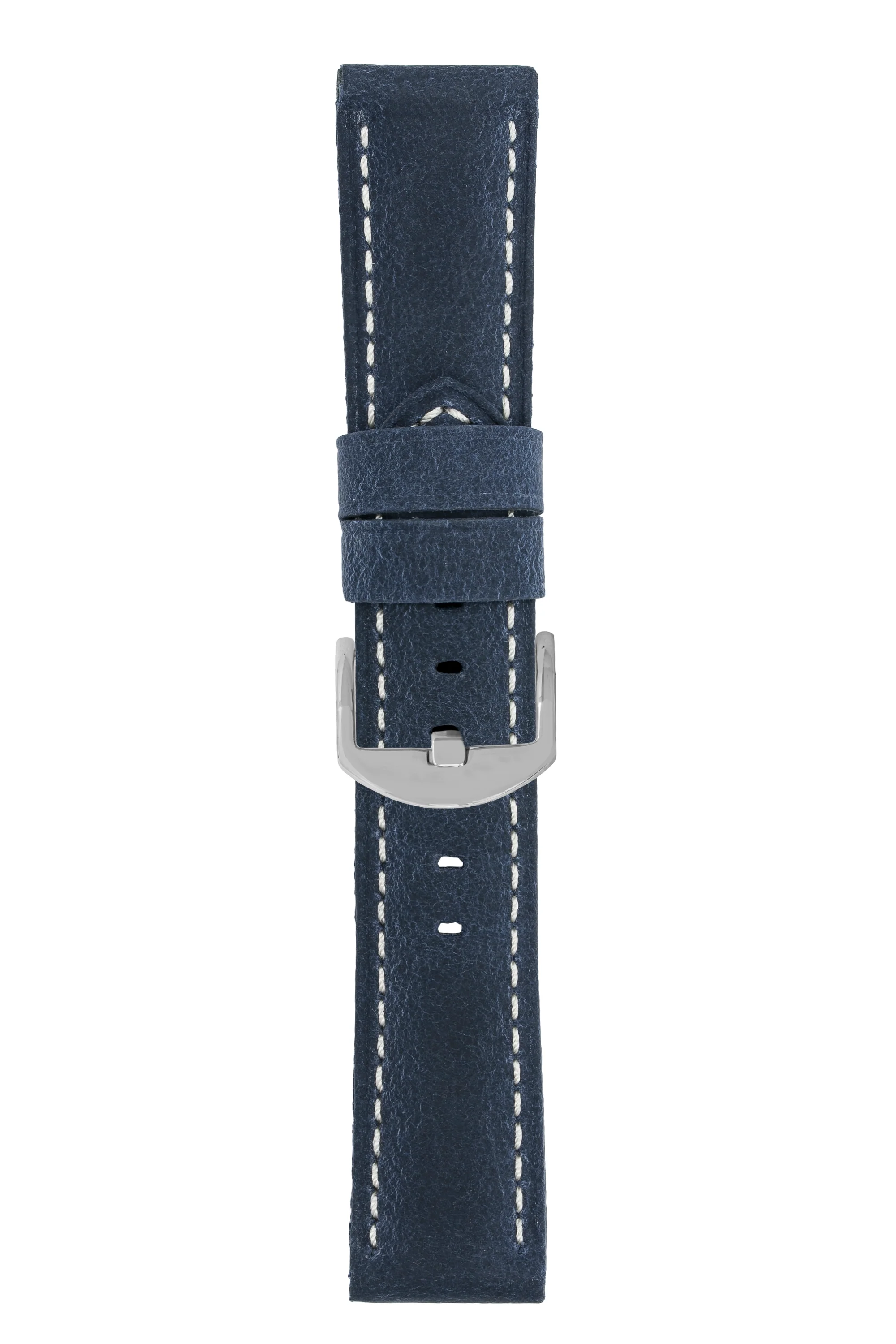 Panerai-Style Vertigo Buffalo Suede Watch Strap in DARK BLUE - Image 5