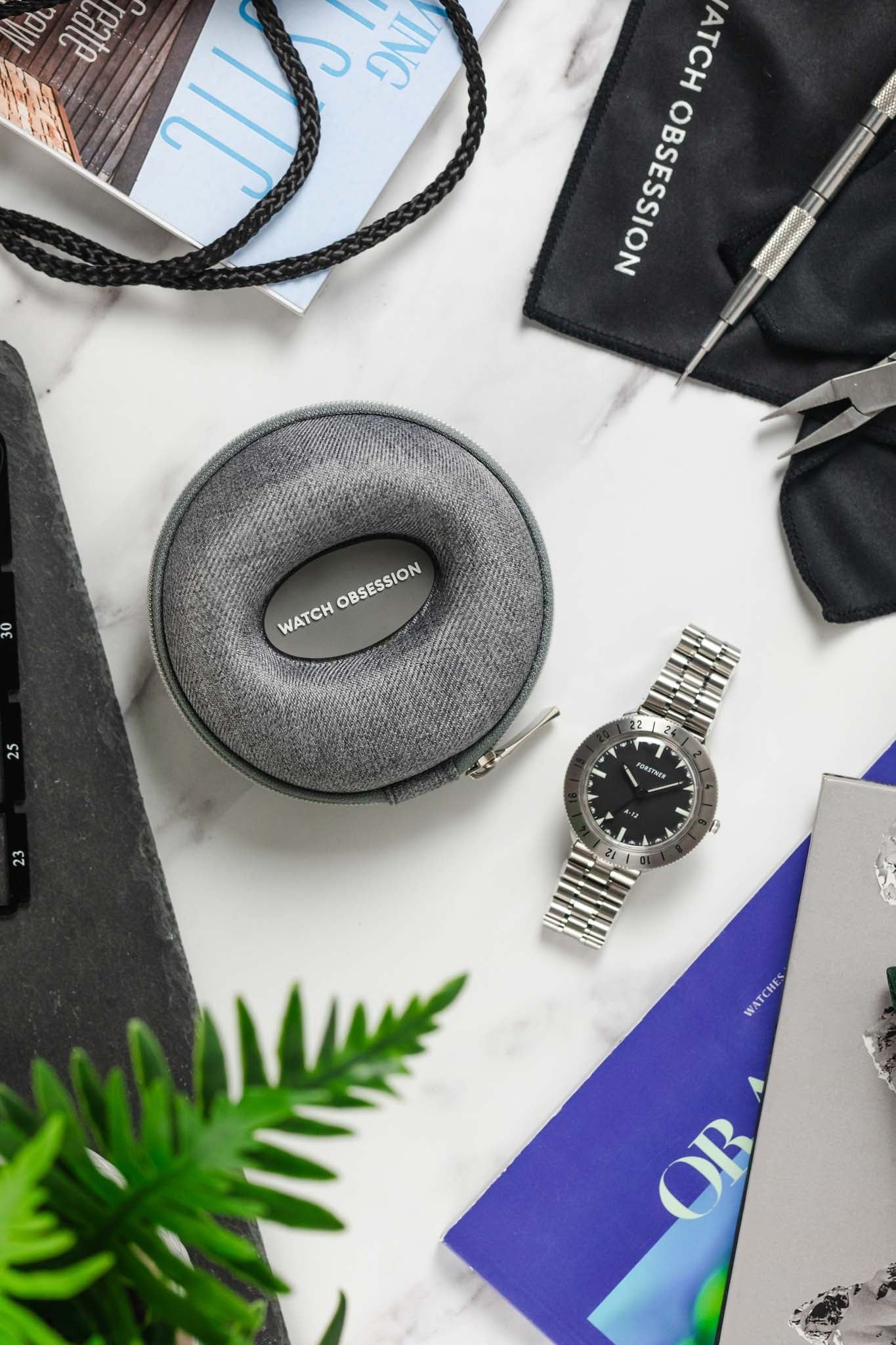 Oyster - 1 Watch Travel Case - Pebble Grey - Image 8