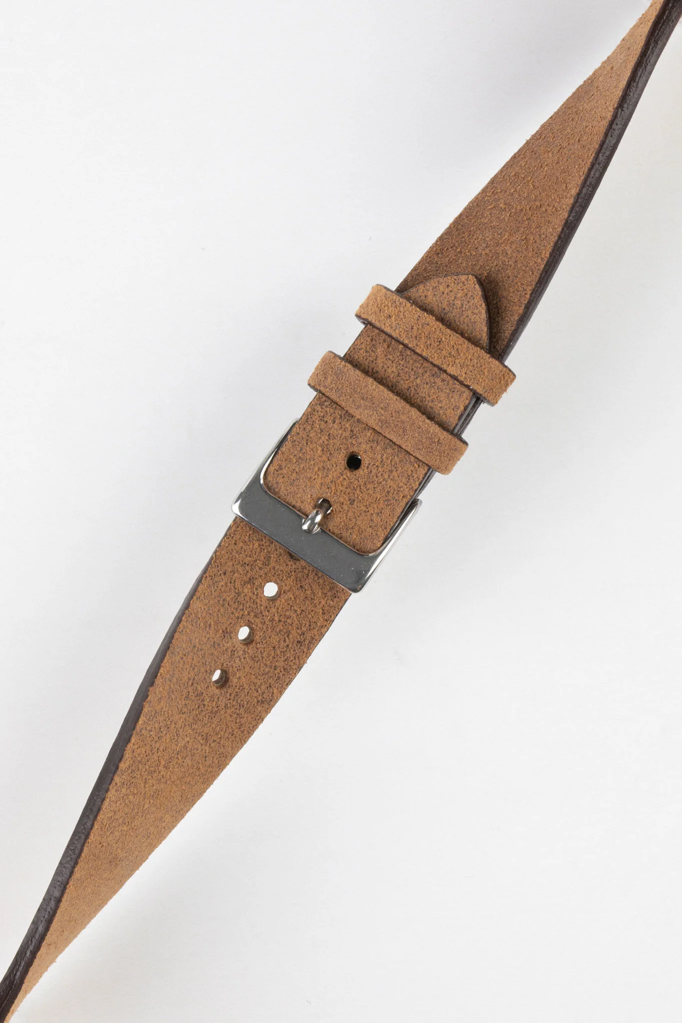 Pebro BARBOUR Waxed Calfskin Leather Watch Strap in MUSTARD BROWN - Image 5