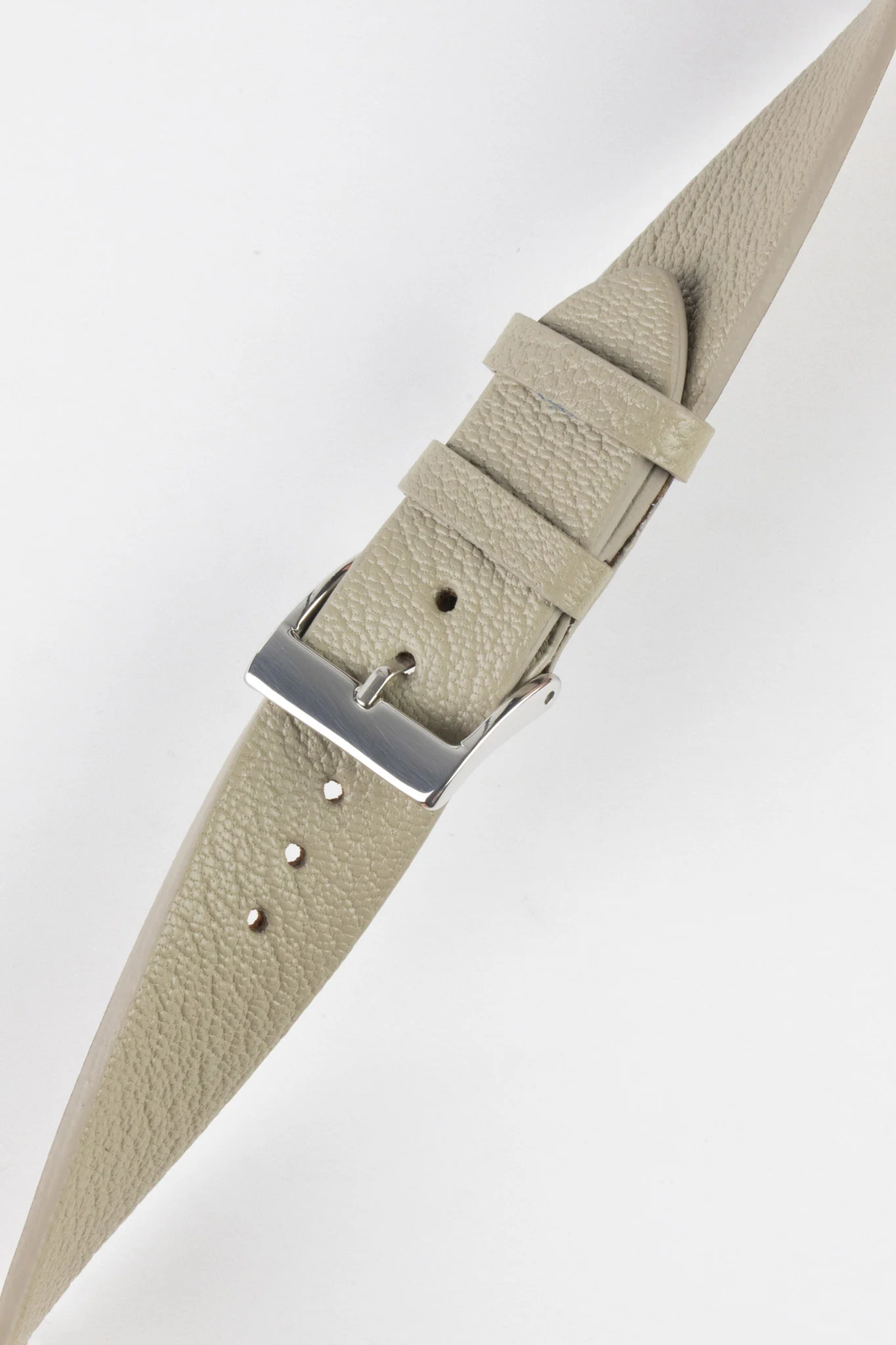 Pebro BILLY Genuine Goatskin Leather Watch Strap in GREY - Image 5