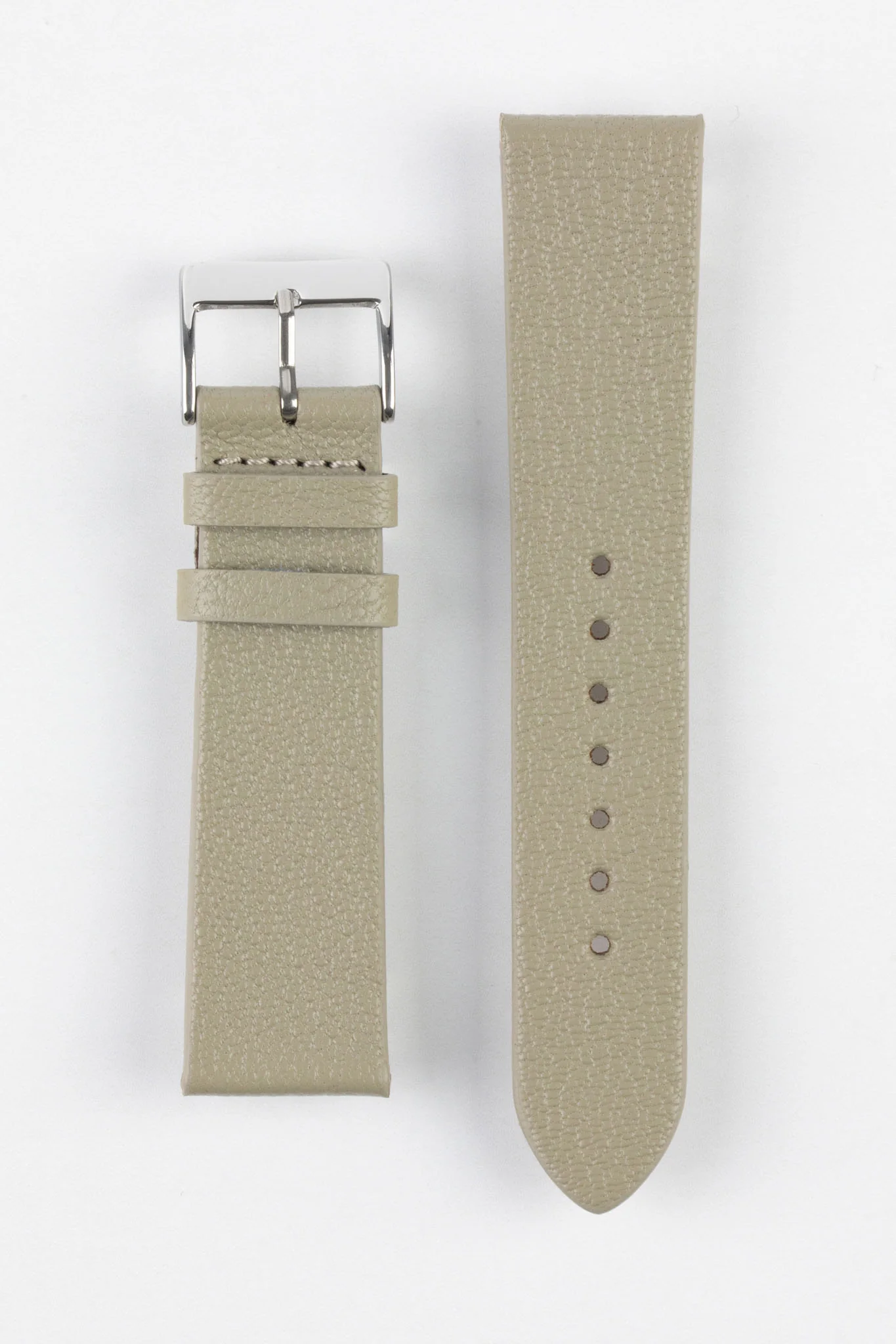 Pebro BILLY Genuine Goatskin Leather Watch Strap in GREY - Image 9