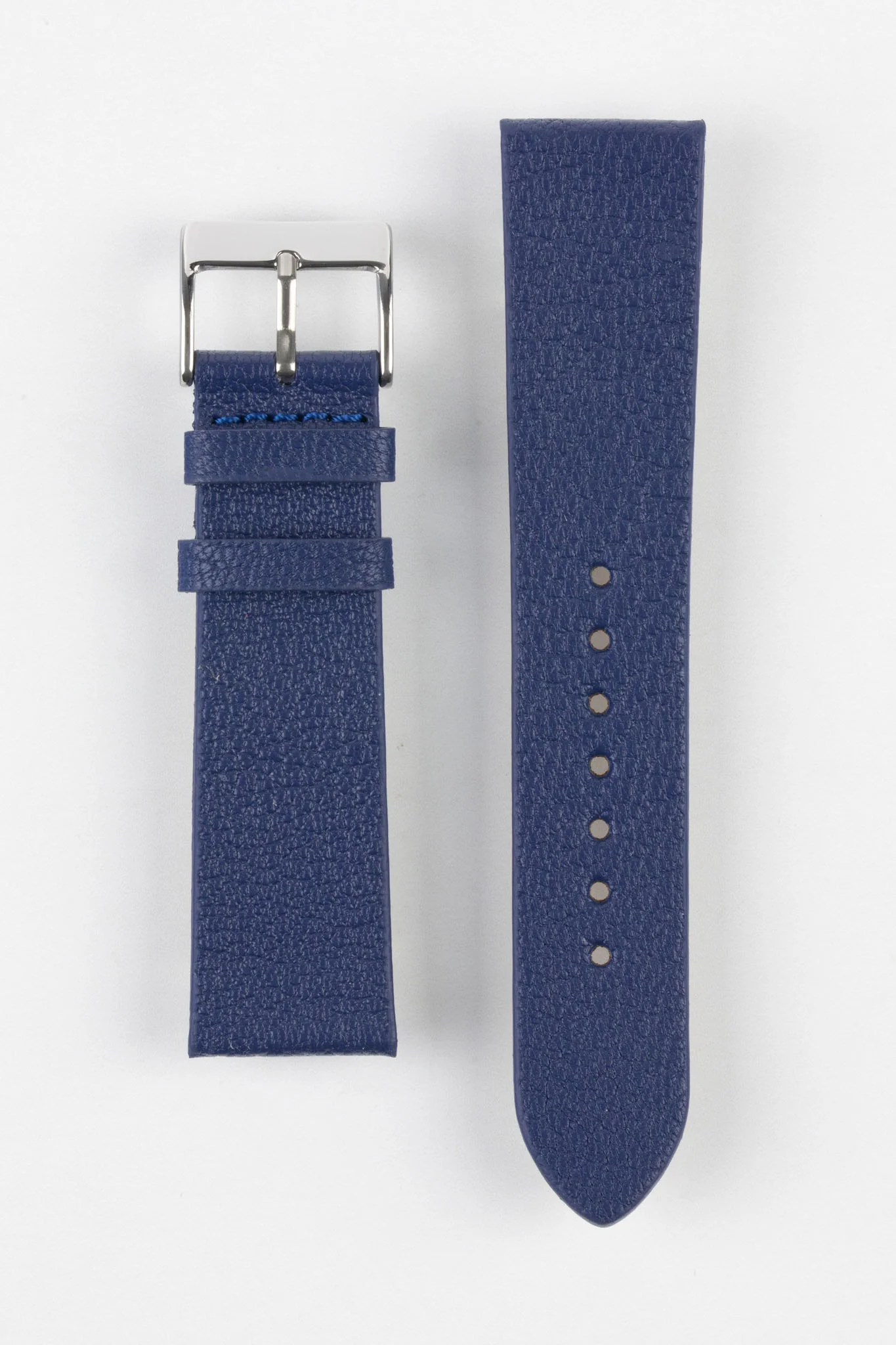 Pebro BILLY Genuine Goatskin Leather Watch Strap in NAVY BLUE - Image 8