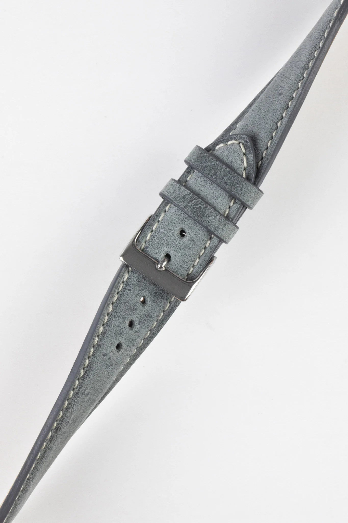 Pebro SAVANNAH Genuine Antelope Leather Watch Strap in GREY - Image 5