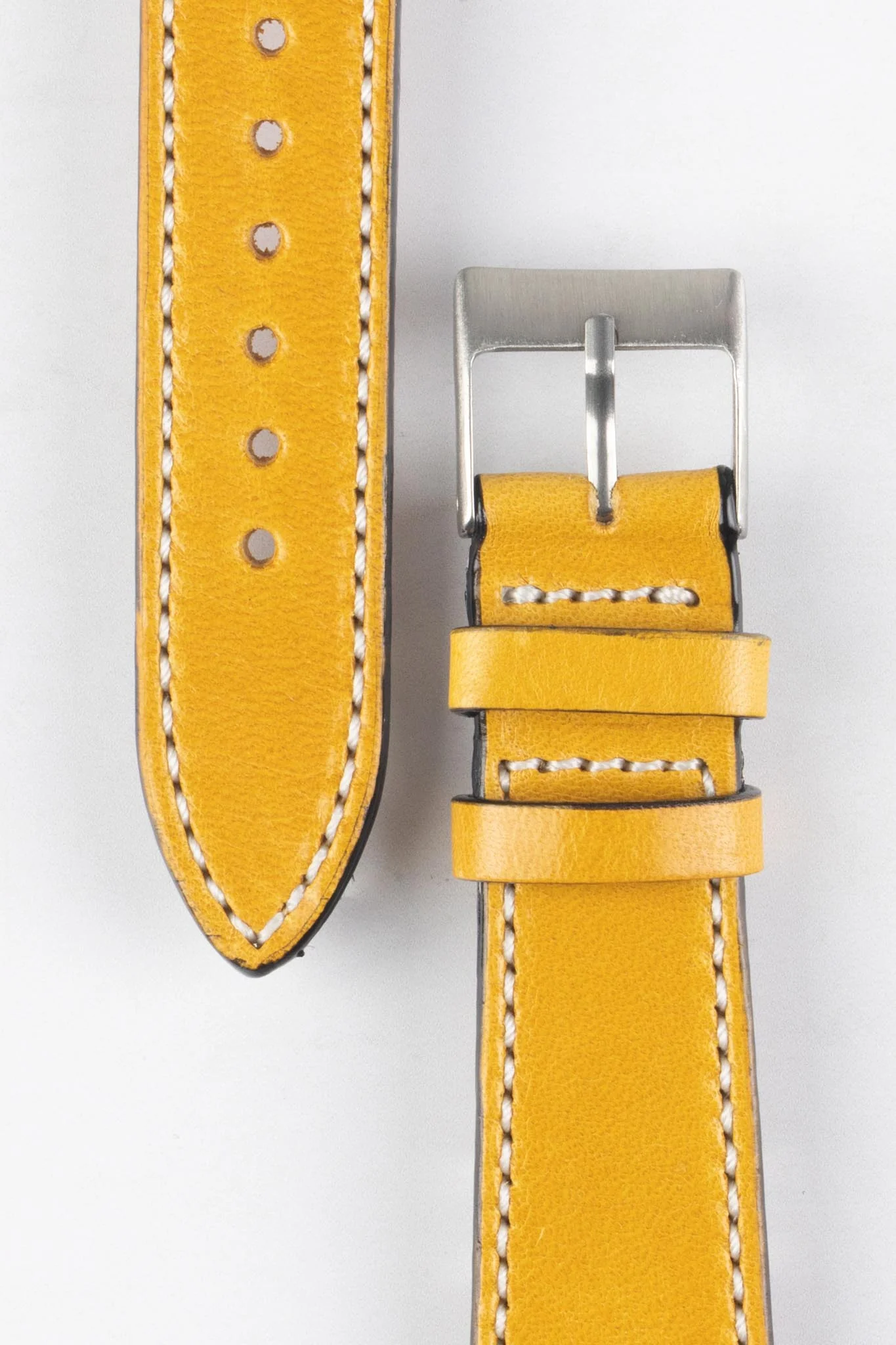 Pebro VIBRANT Genuine Leather Watch Strap in HONEY - Image 3