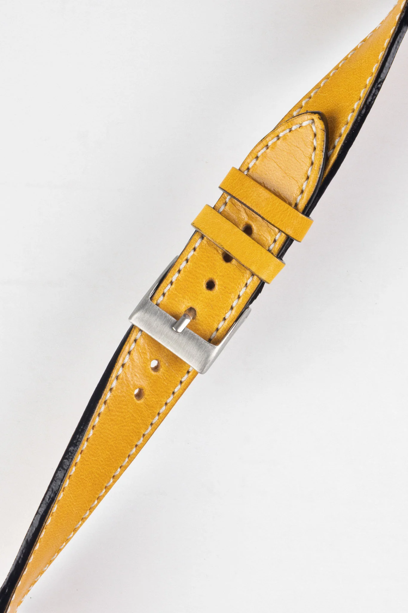 Pebro VIBRANT Genuine Leather Watch Strap in HONEY - Image 4