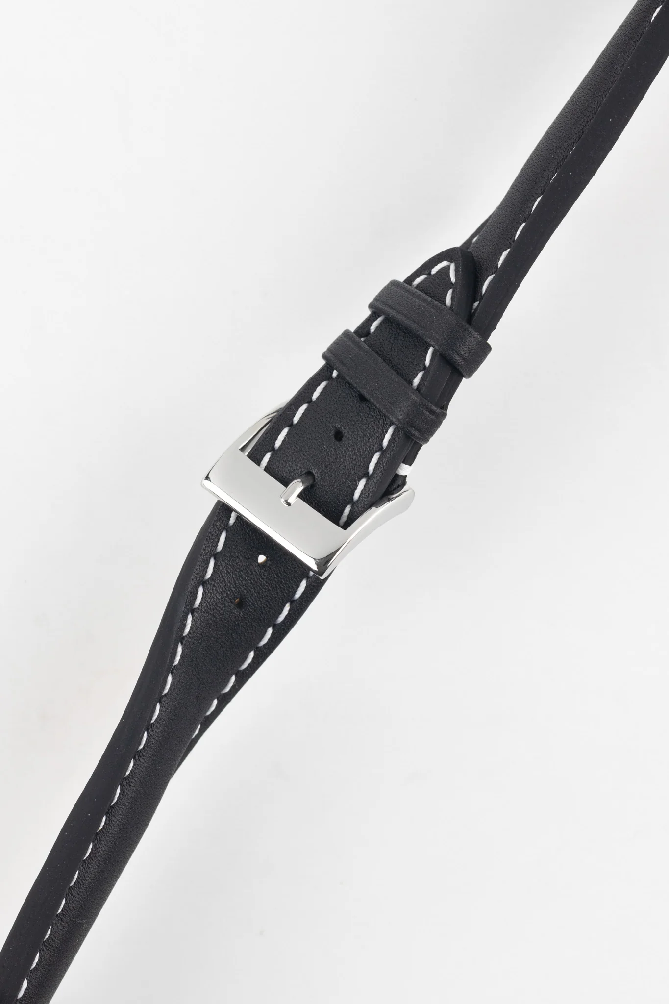 Polaris Padded Baranil Watch Strap in Black - Image 5