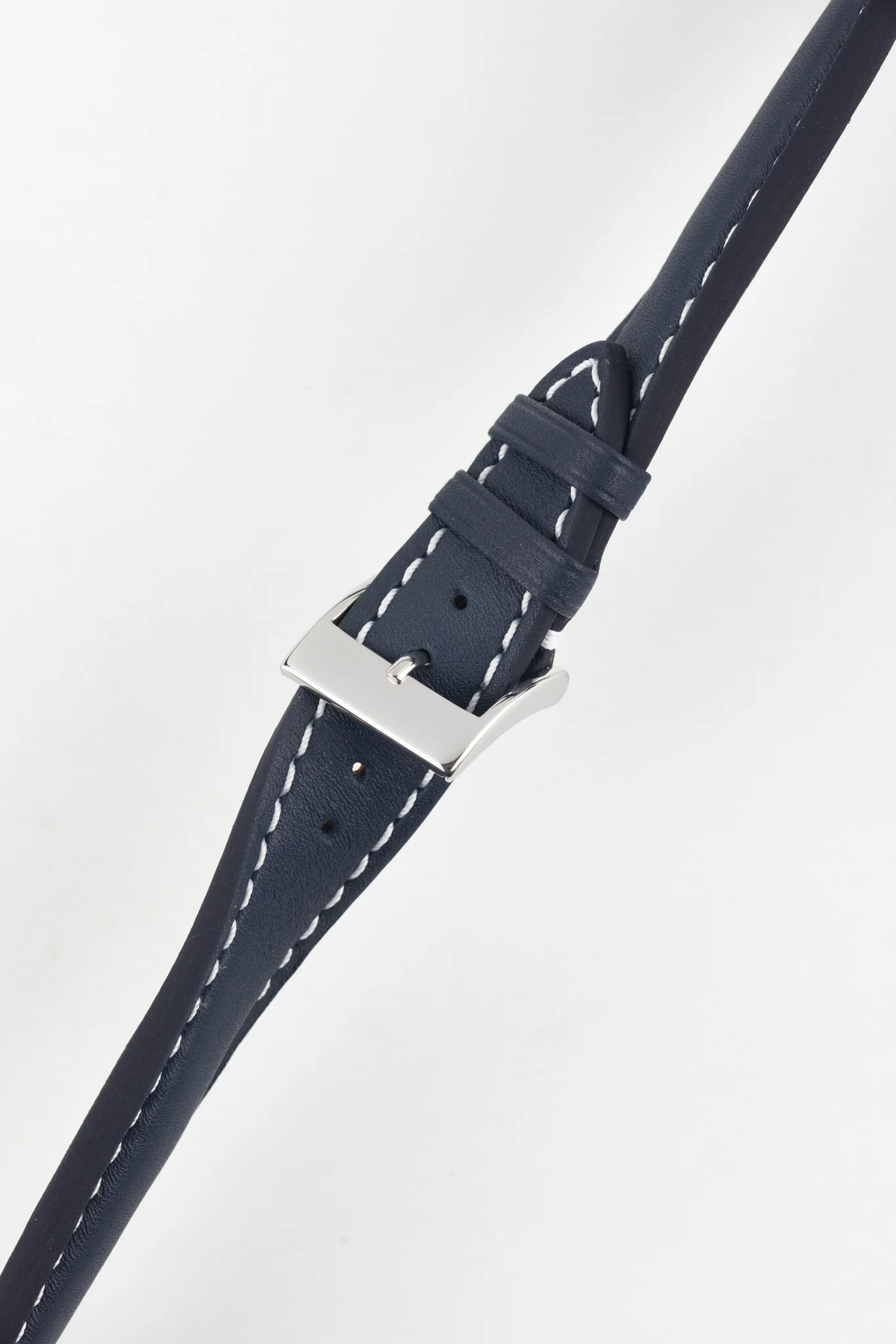 Polaris Padded Baranil Watch Strap in Navy Blue - Image 5