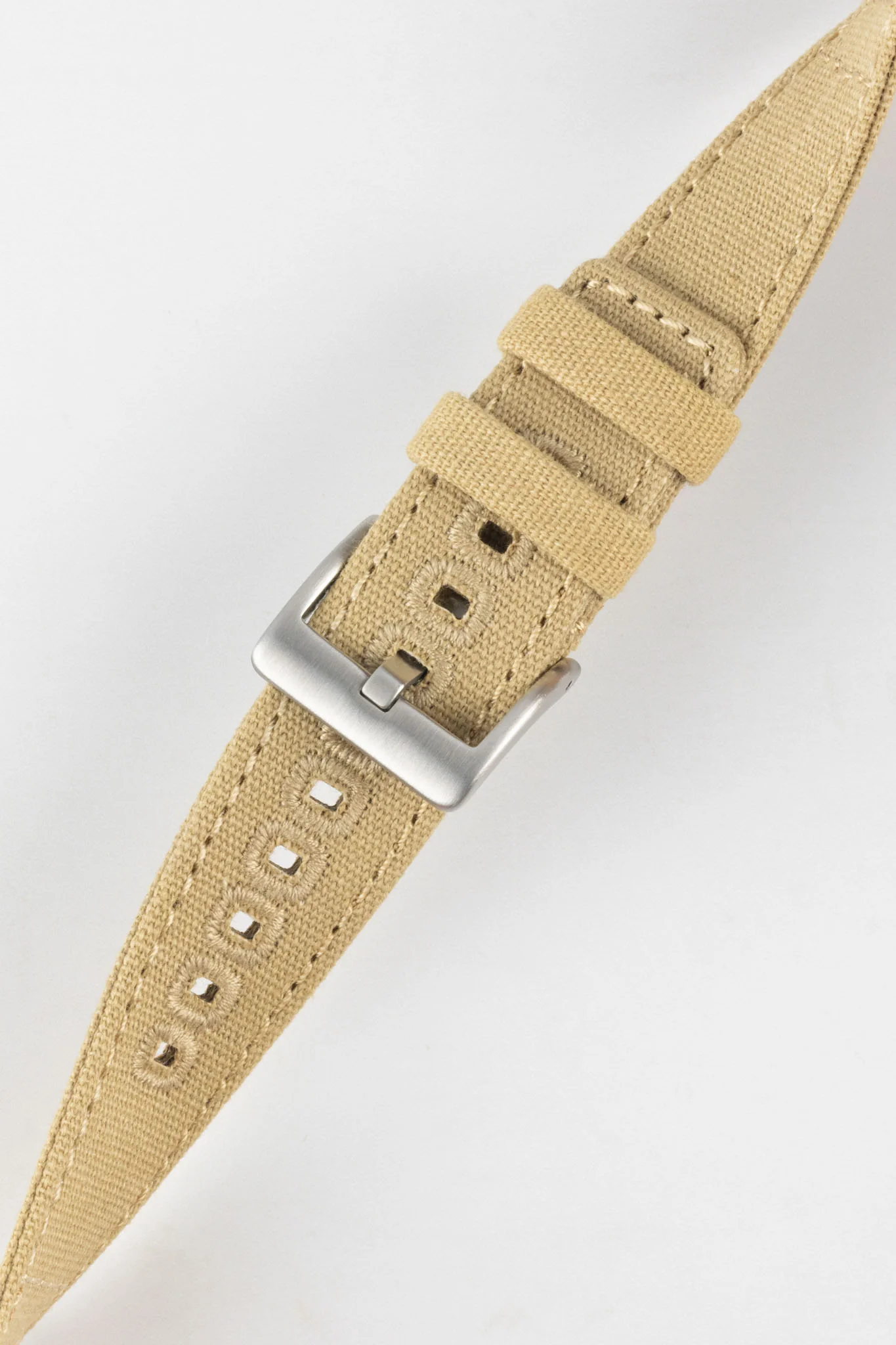Quick-Release Canvas Watch Strap in KHAKI - Image 5