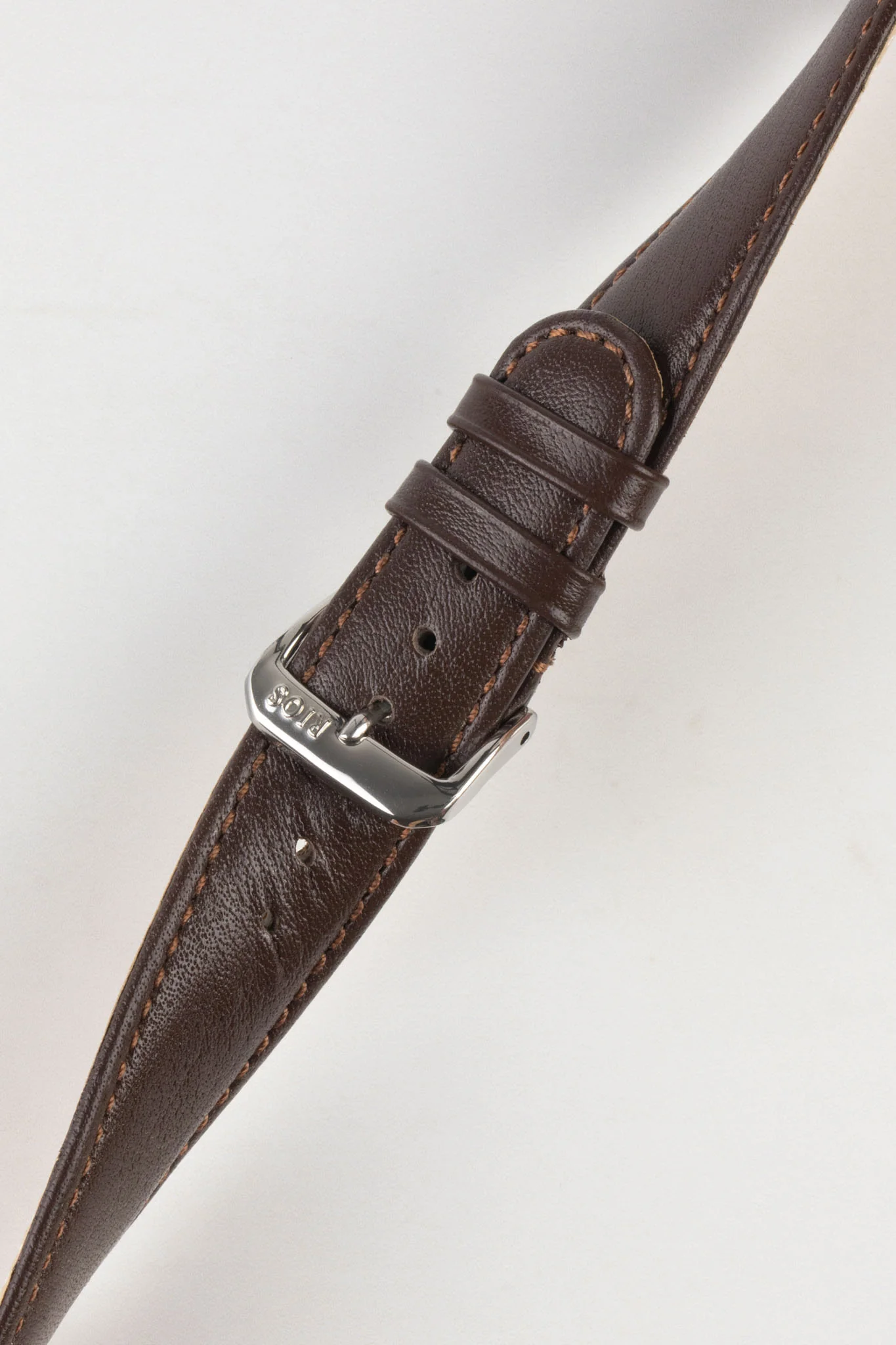 RIOS1931 ARIZONA Genuine Saddle Leather Hook-On Watch Strap in MOCHA - Image 3