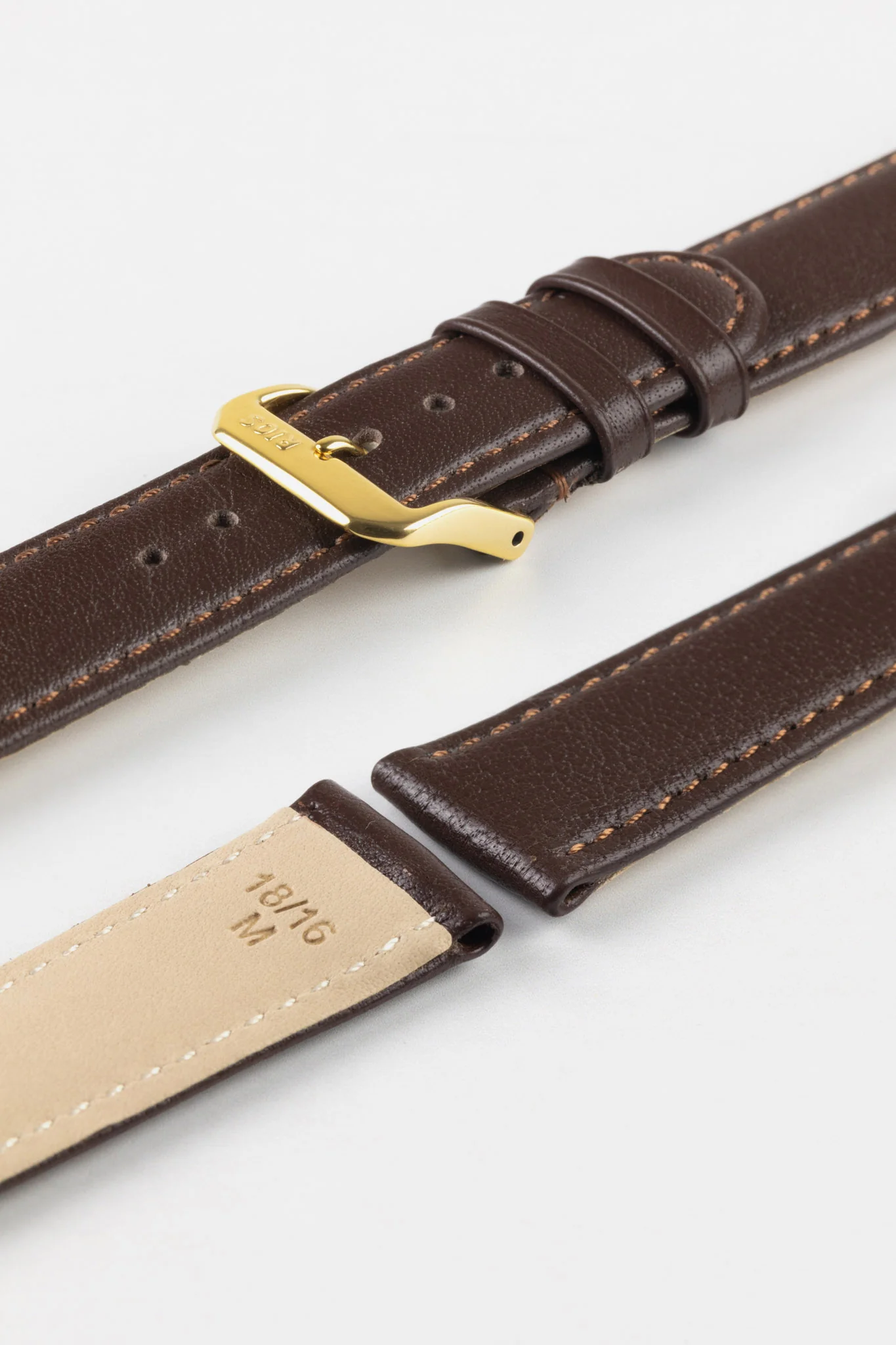 RIOS1931 ARIZONA Genuine Saddle Leather Watch Strap in MOCHA - Image 8