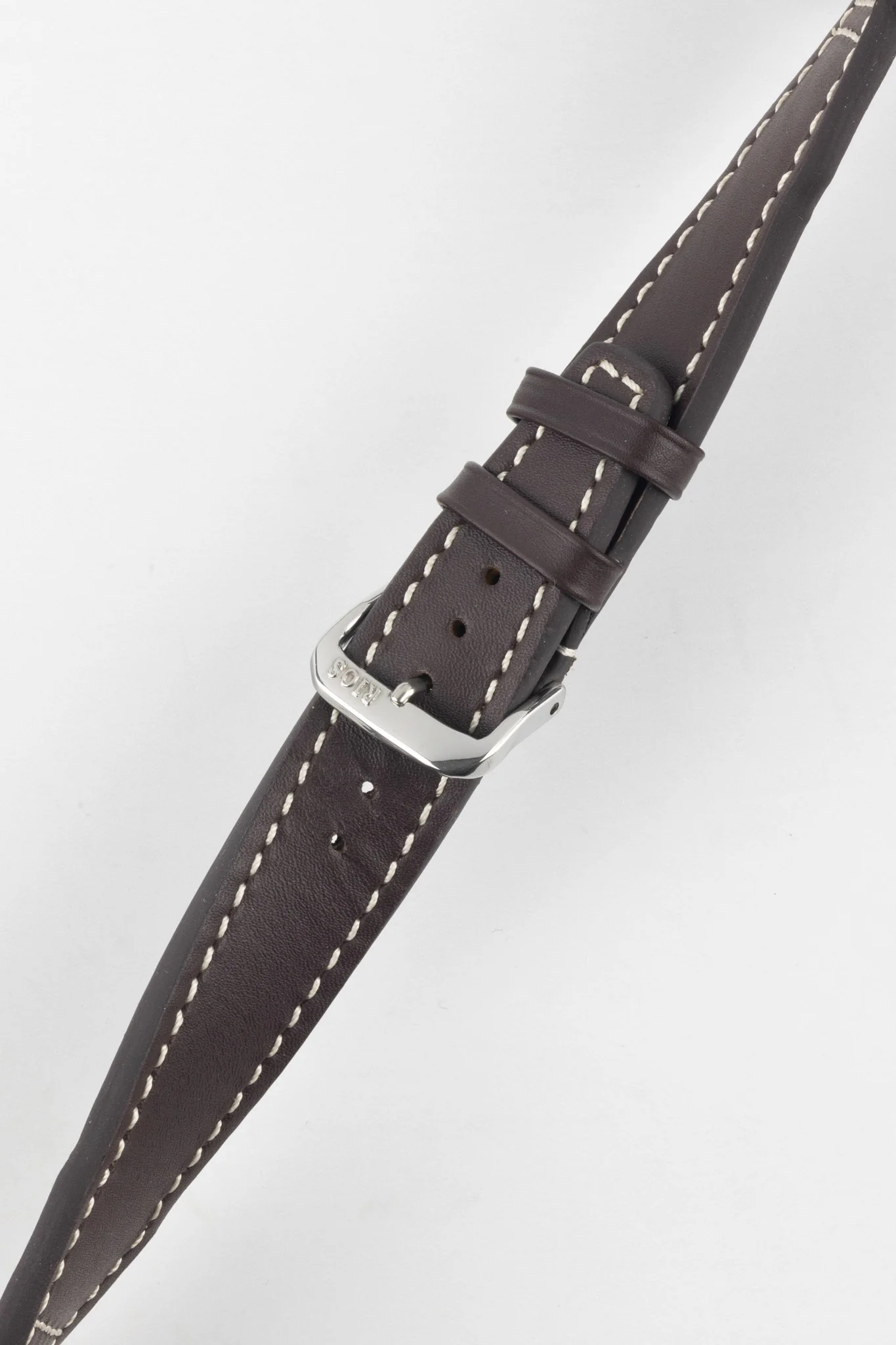 RIOS1931 BLIZZARD Genuine Calfskin Leather Watch Strap in Mocha - Image 4