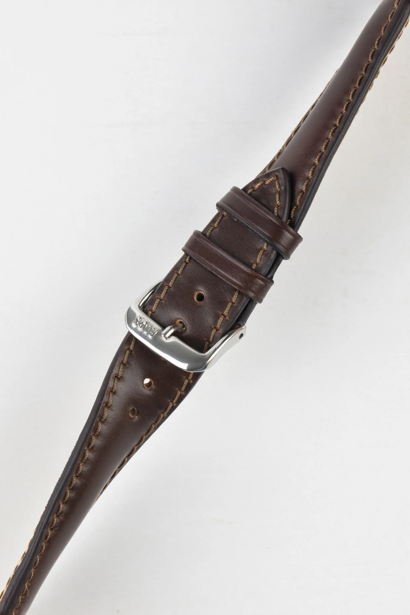 RIOS1931 CHICAGO Shell Cordovan Leather Watch Strap in MOCHA - Image 5