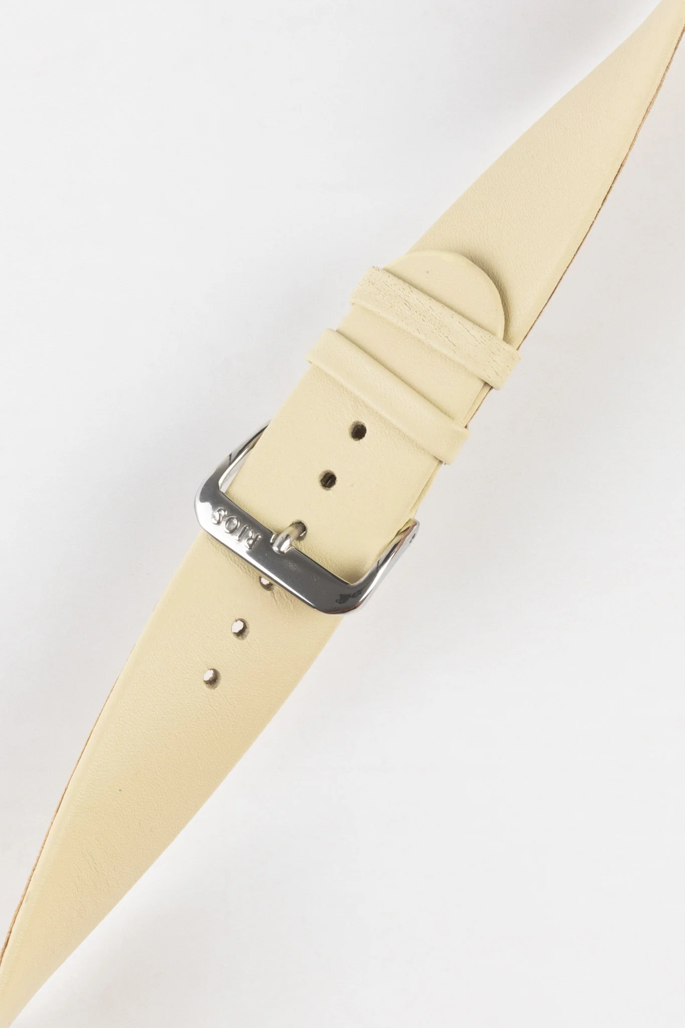 RIOS1931 CLASSIC Low-Profile Leather Watch Strap in SAND - Image 5