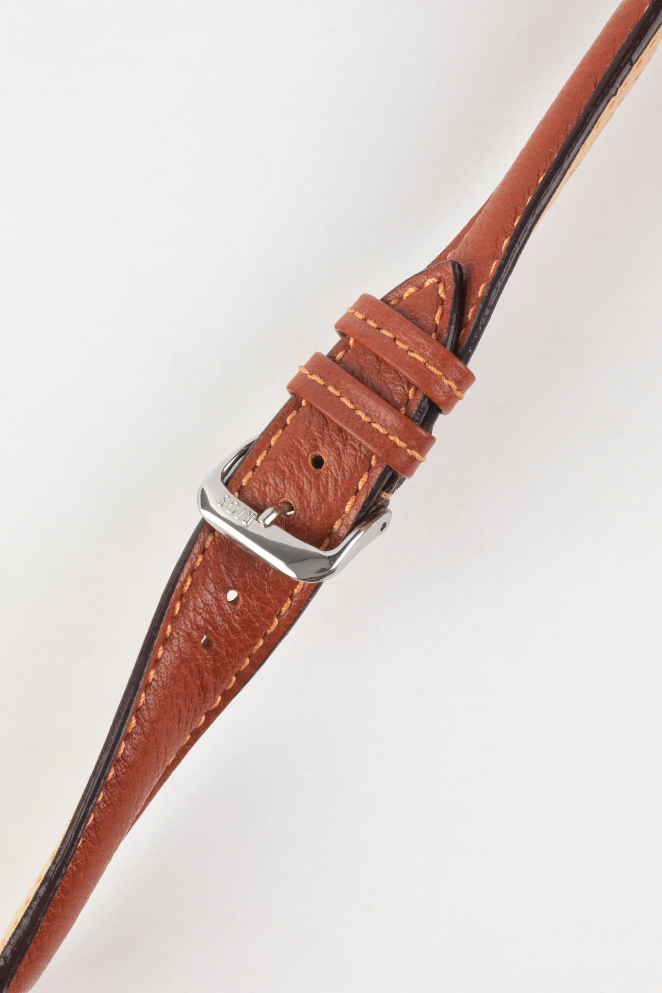 RIOS1931 COLORADO Genuine Buffalo Leather Watch Strap in COGNAC - Image 3