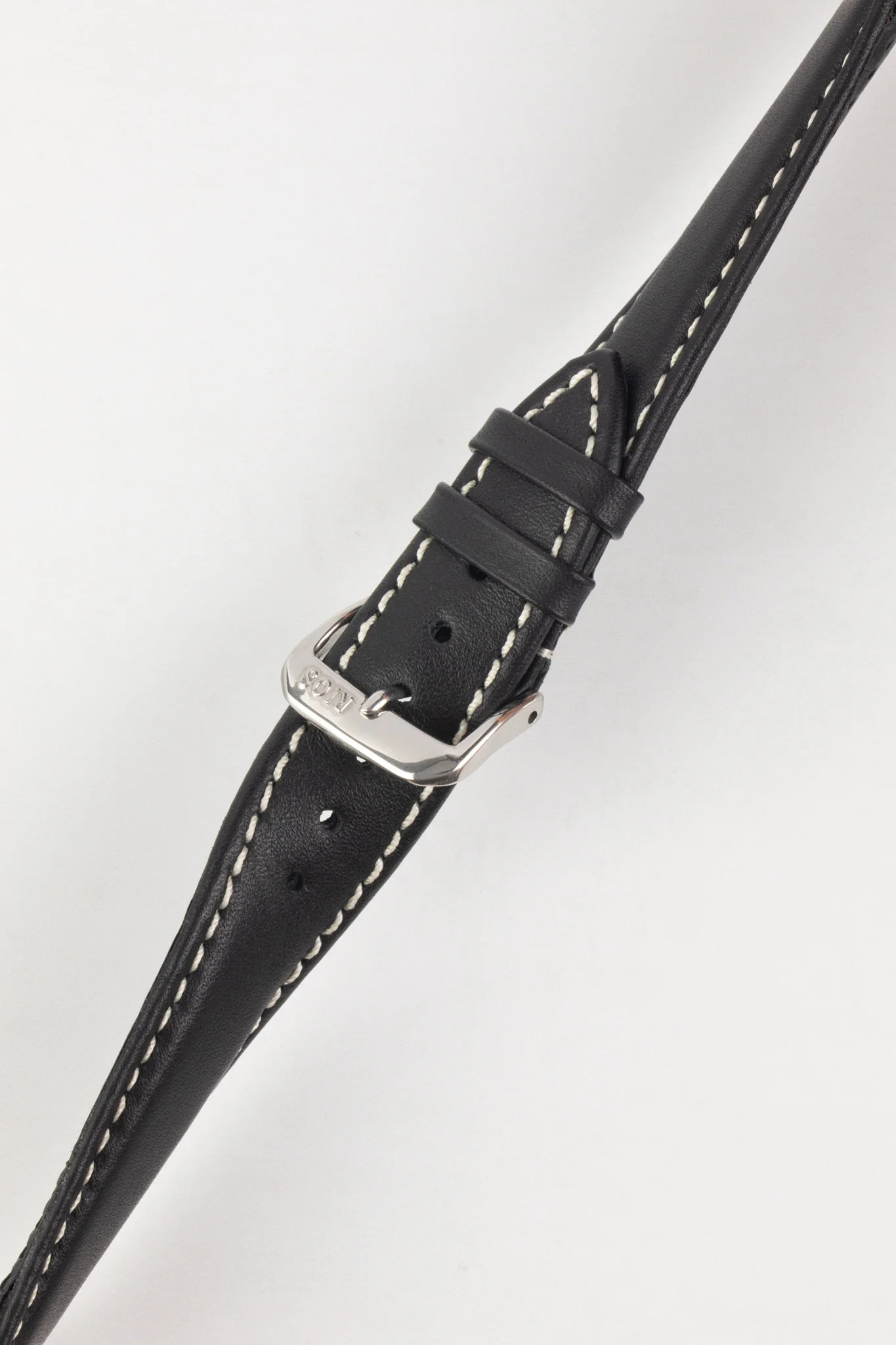 RIOS1931 DEEP SEA Hydrophobic Leather Watch Strap in BLACK - Image 5