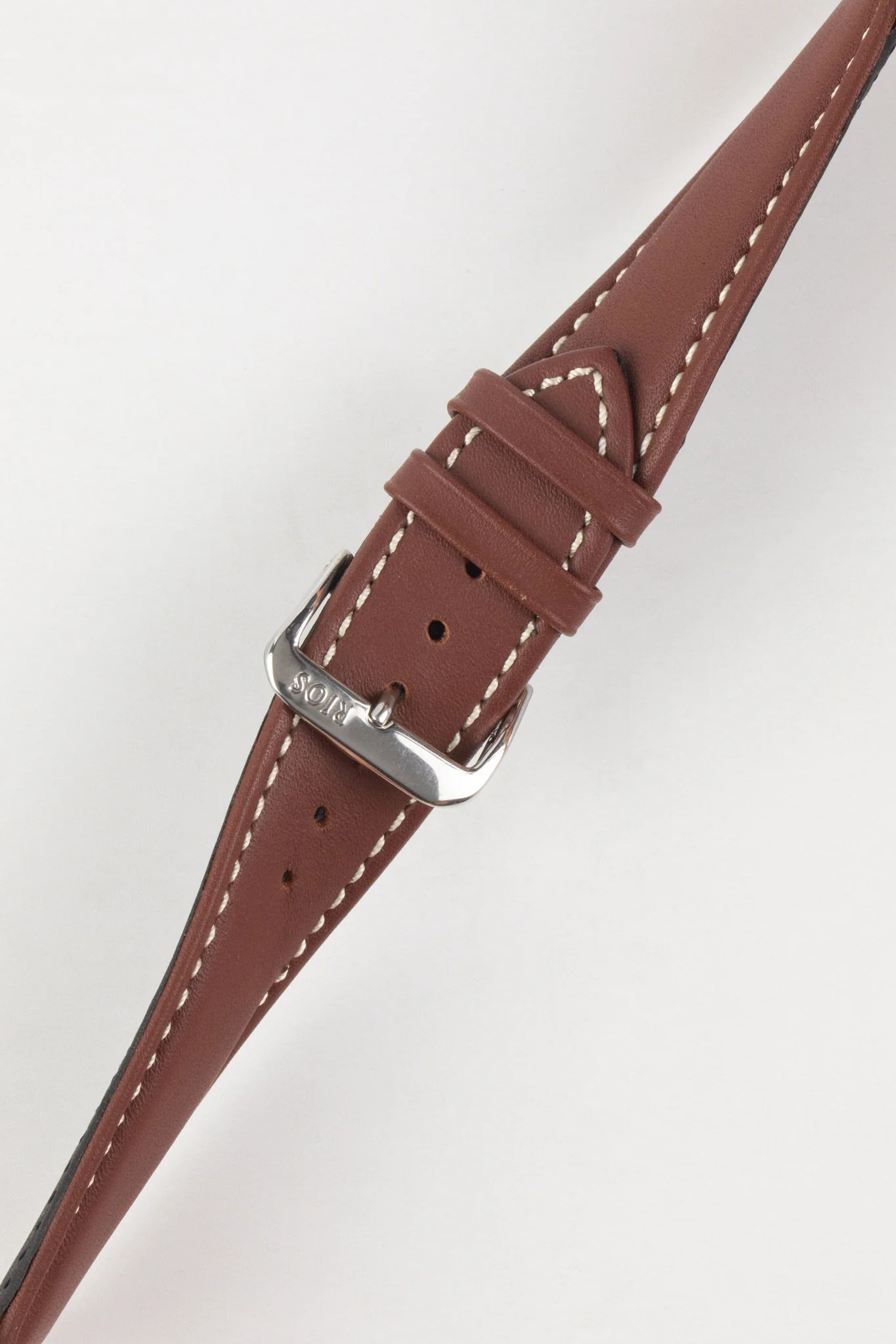 RIOS1931 DEEP SEA Hydrophobic Leather Watch Strap in MAHOGANY - Image 5