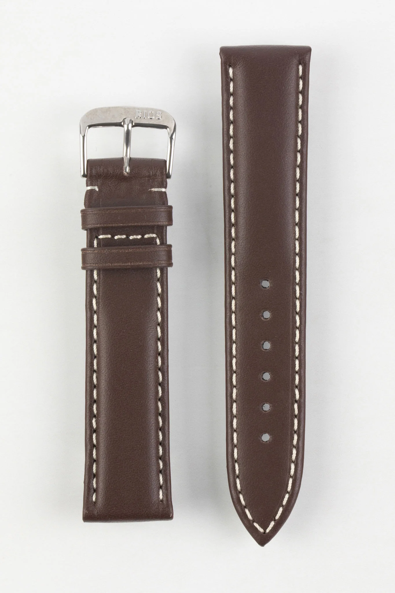 RIOS1931 DEEP SEA Hydrophobic Leather Watch Strap in MOCHA - Image 9