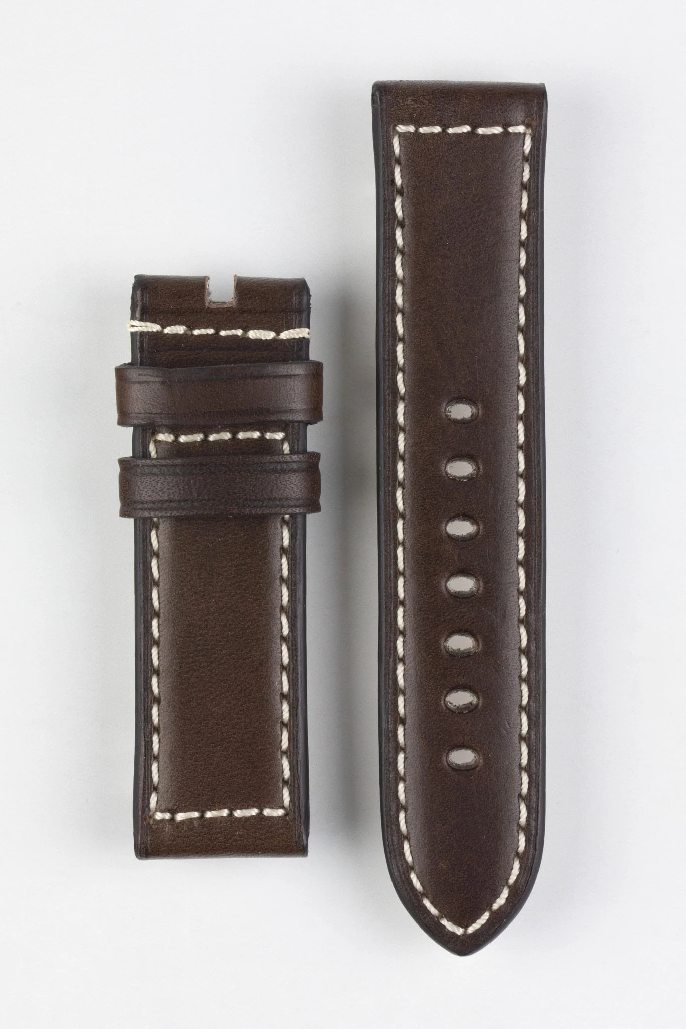 RIOS1931 FIRENZE Genuine Russia Leather Watch Strap in MOCHA - Image 17