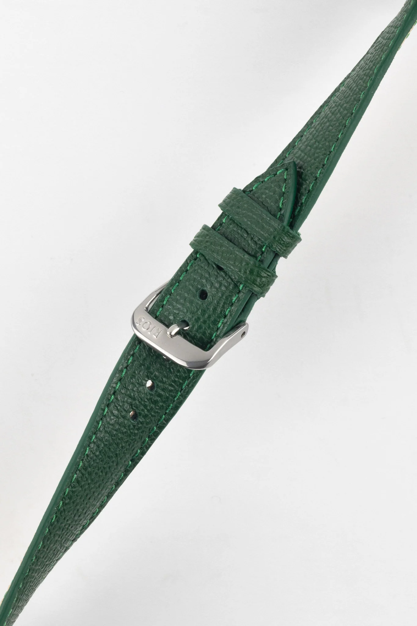 RIOS1931 FRENCH Leather Watch Strap in FOREST GREEN - Image 5