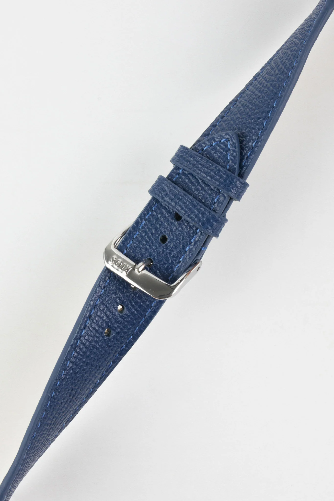 RIOS1931 FRENCH Leather Watch Strap in OCEAN BLUE - Image 5