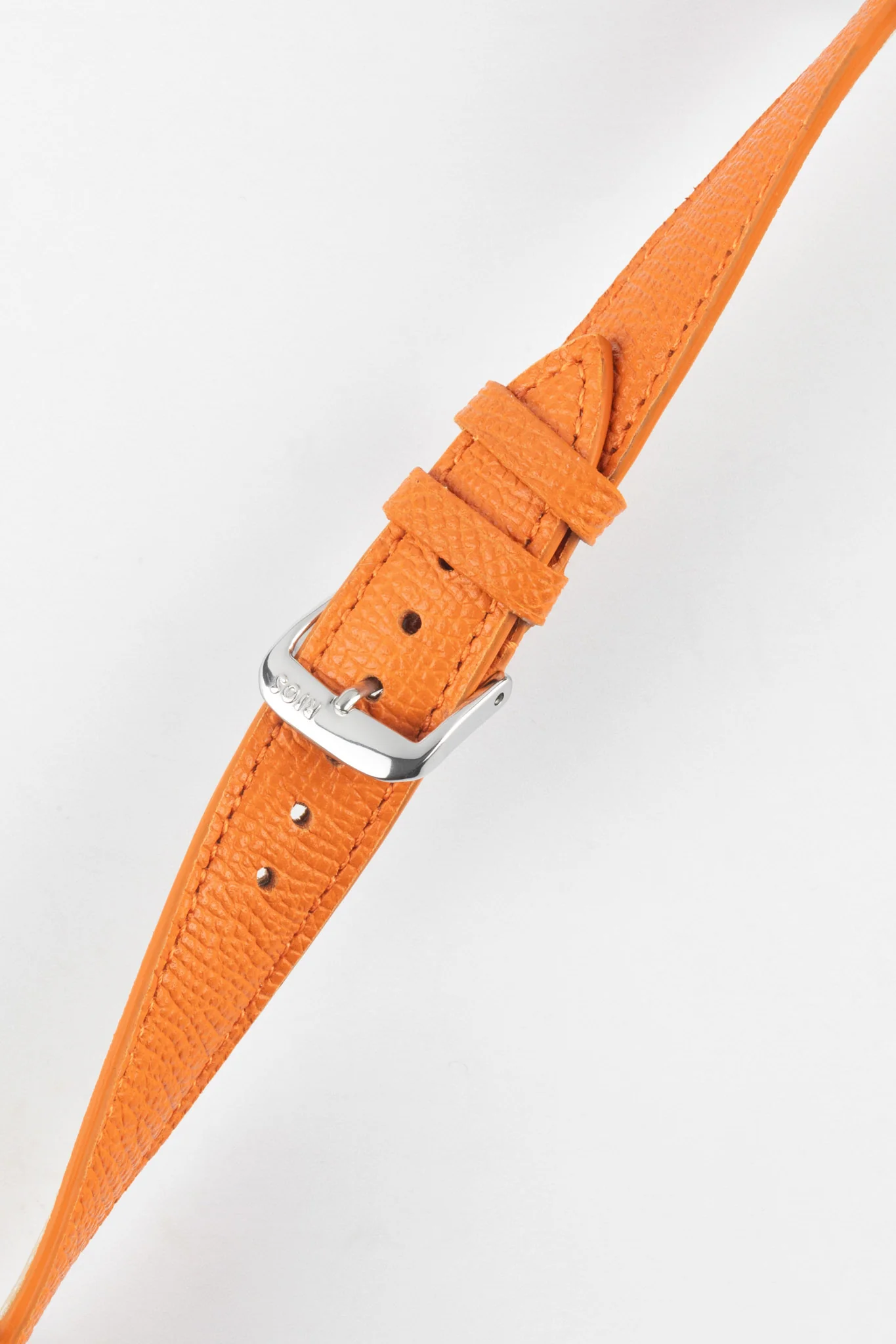 RIOS1931 FRENCH Leather Watch Strap in ORANGE - Image 5