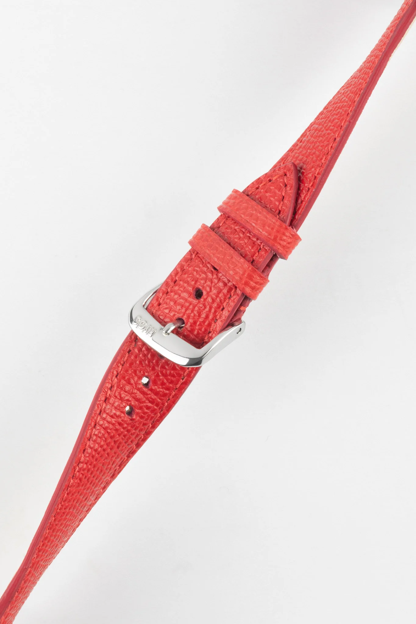 RIOS1931 FRENCH Leather Watch Strap in RED - Image 5