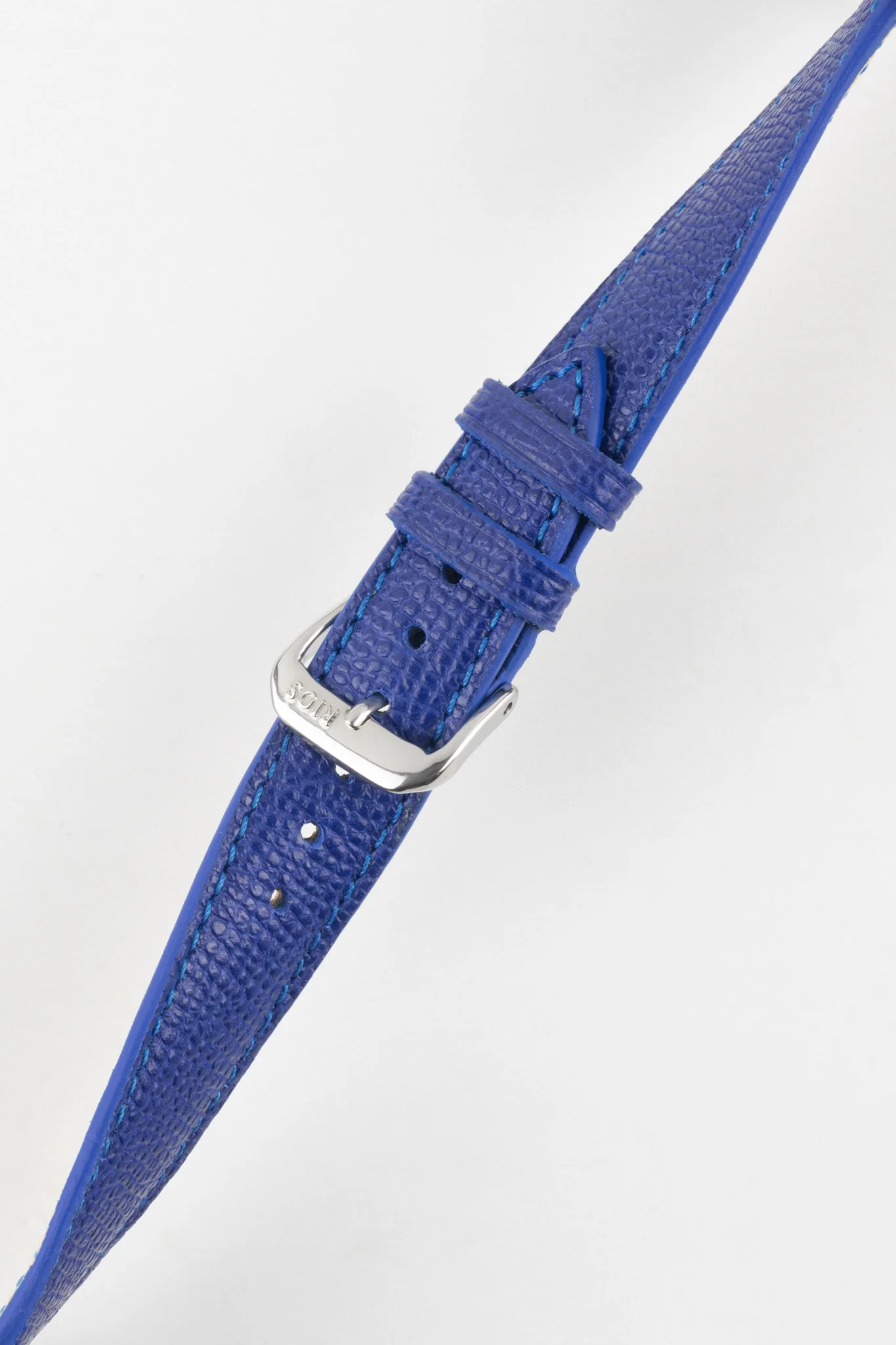 RIOS1931 FRENCH Leather Watch Strap in ROYAL BLUE - Image 5