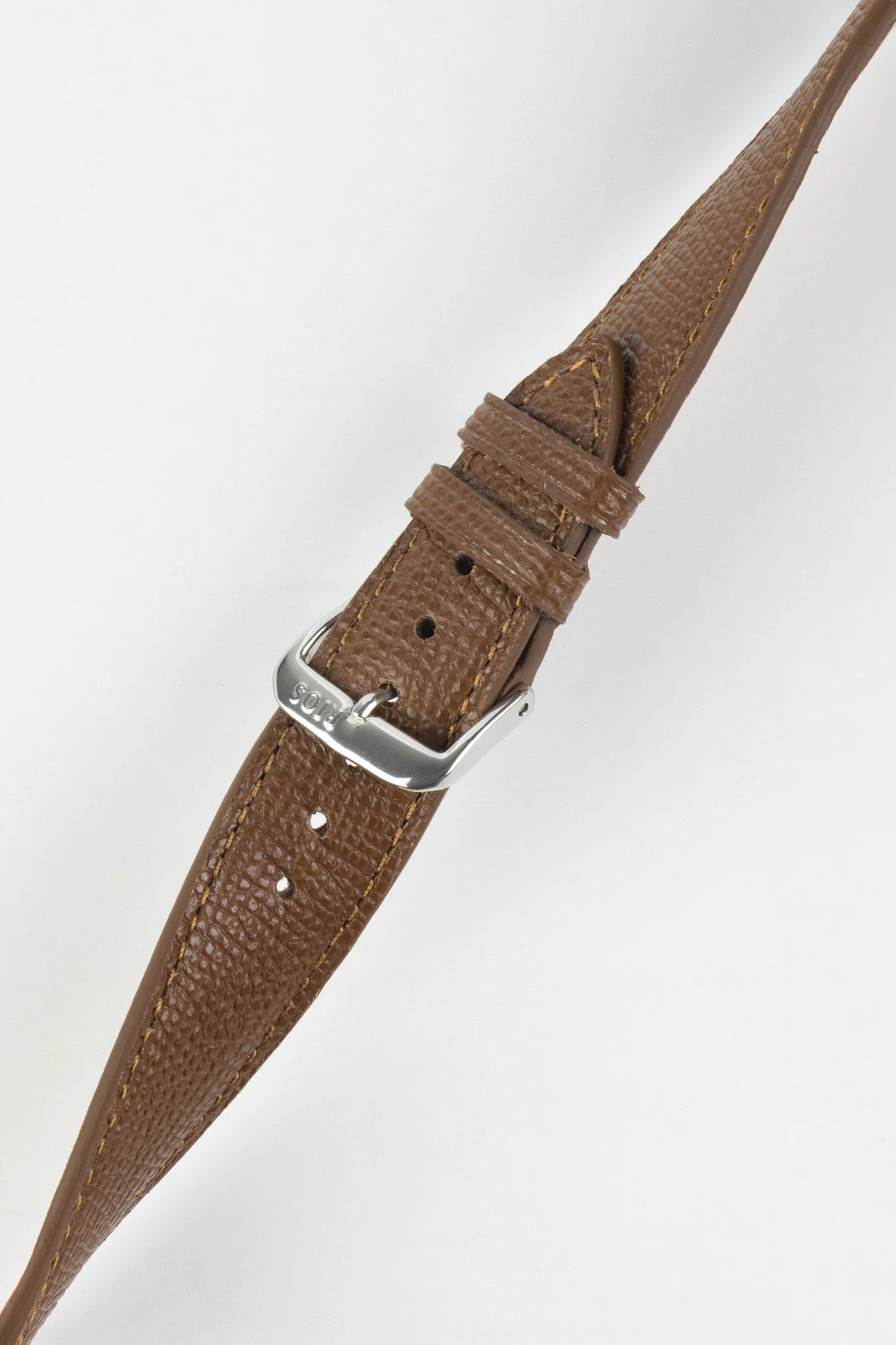 RIOS1931 FRENCH Leather Watch Strap in TOBACCO - Image 5