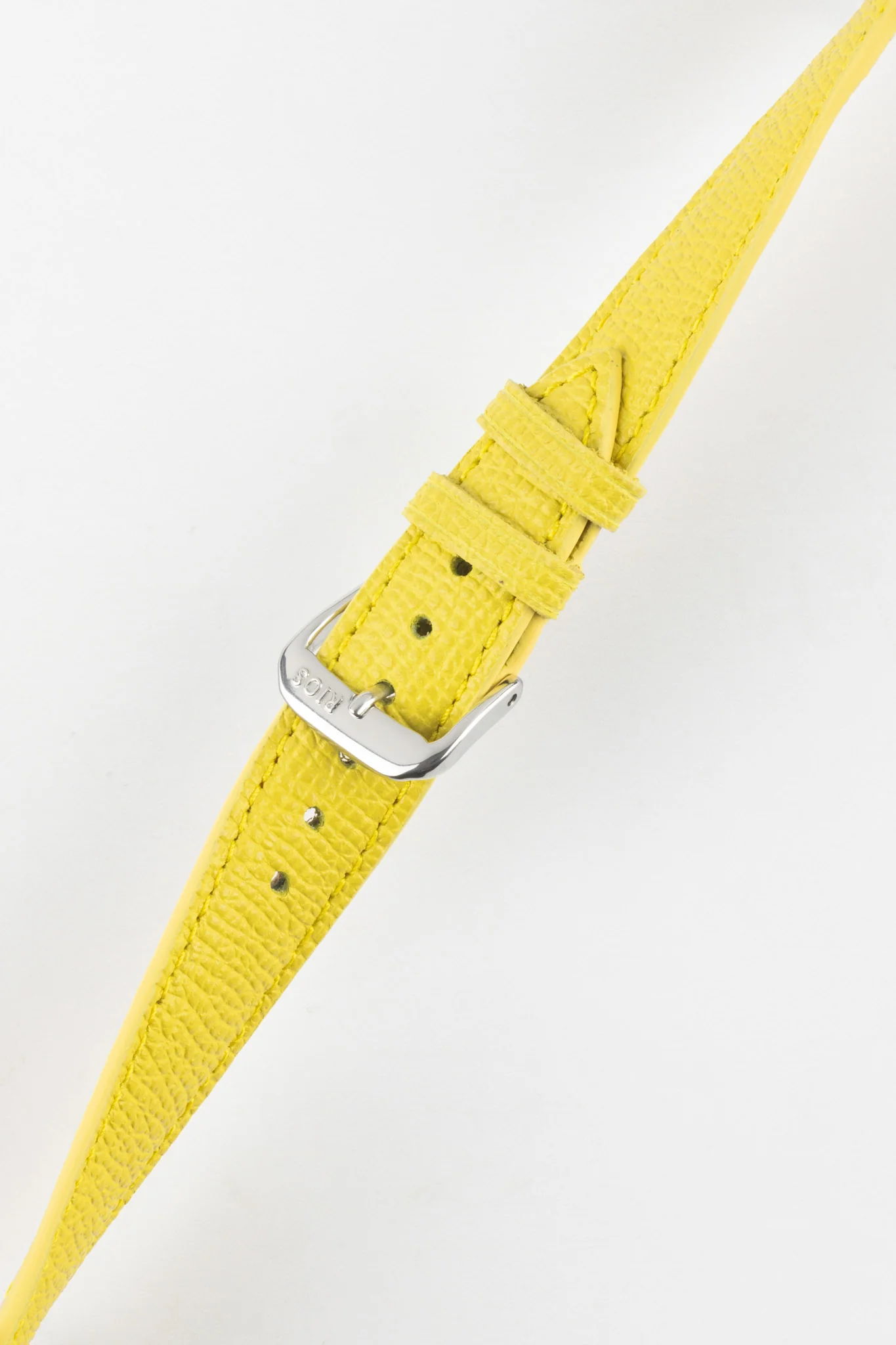 RIOS1931 FRENCH Leather Watch Strap in YELLOW - Image 5