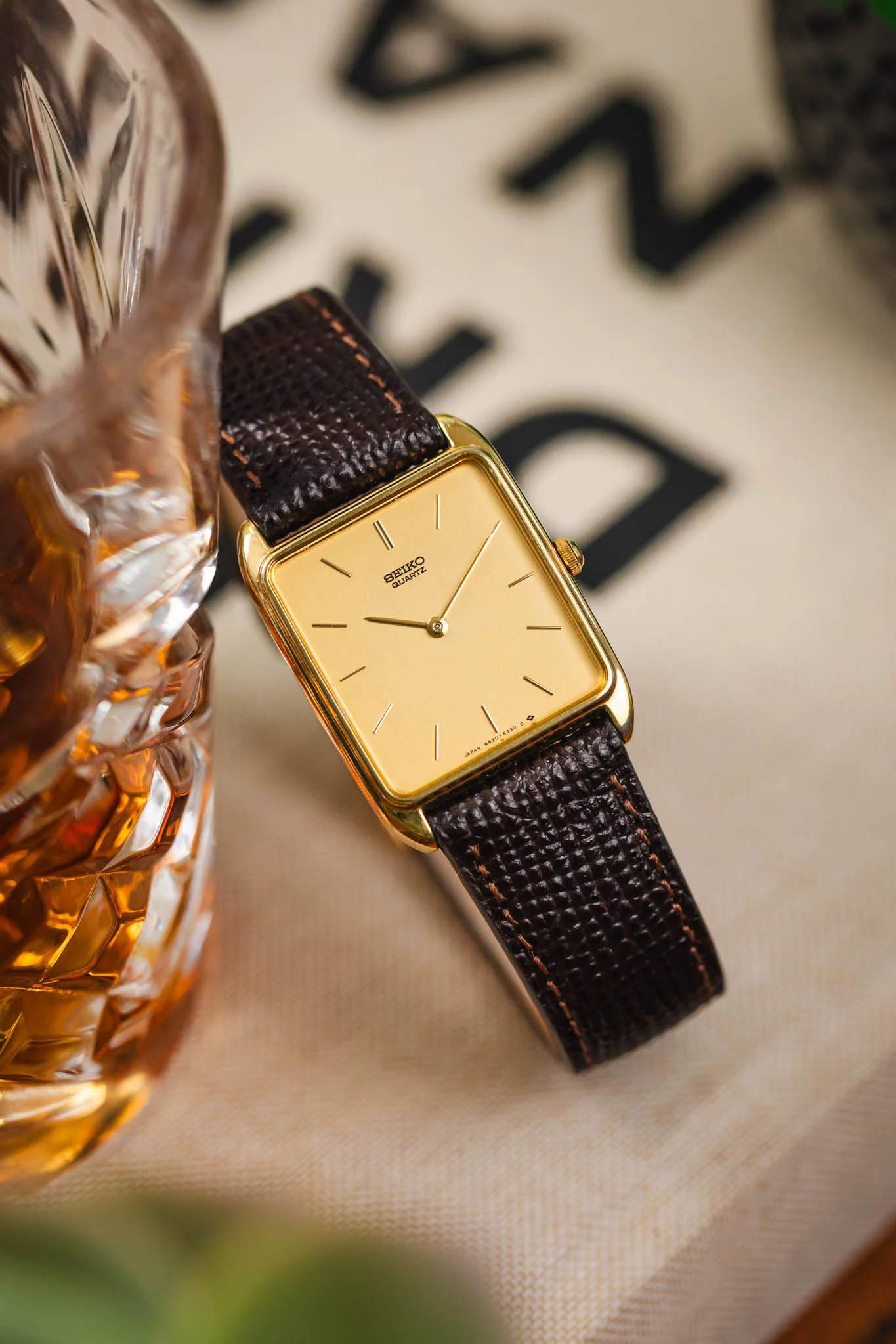 RIOS1931 FRENCH Leather Watch Strap in MOCHA - Image 4
