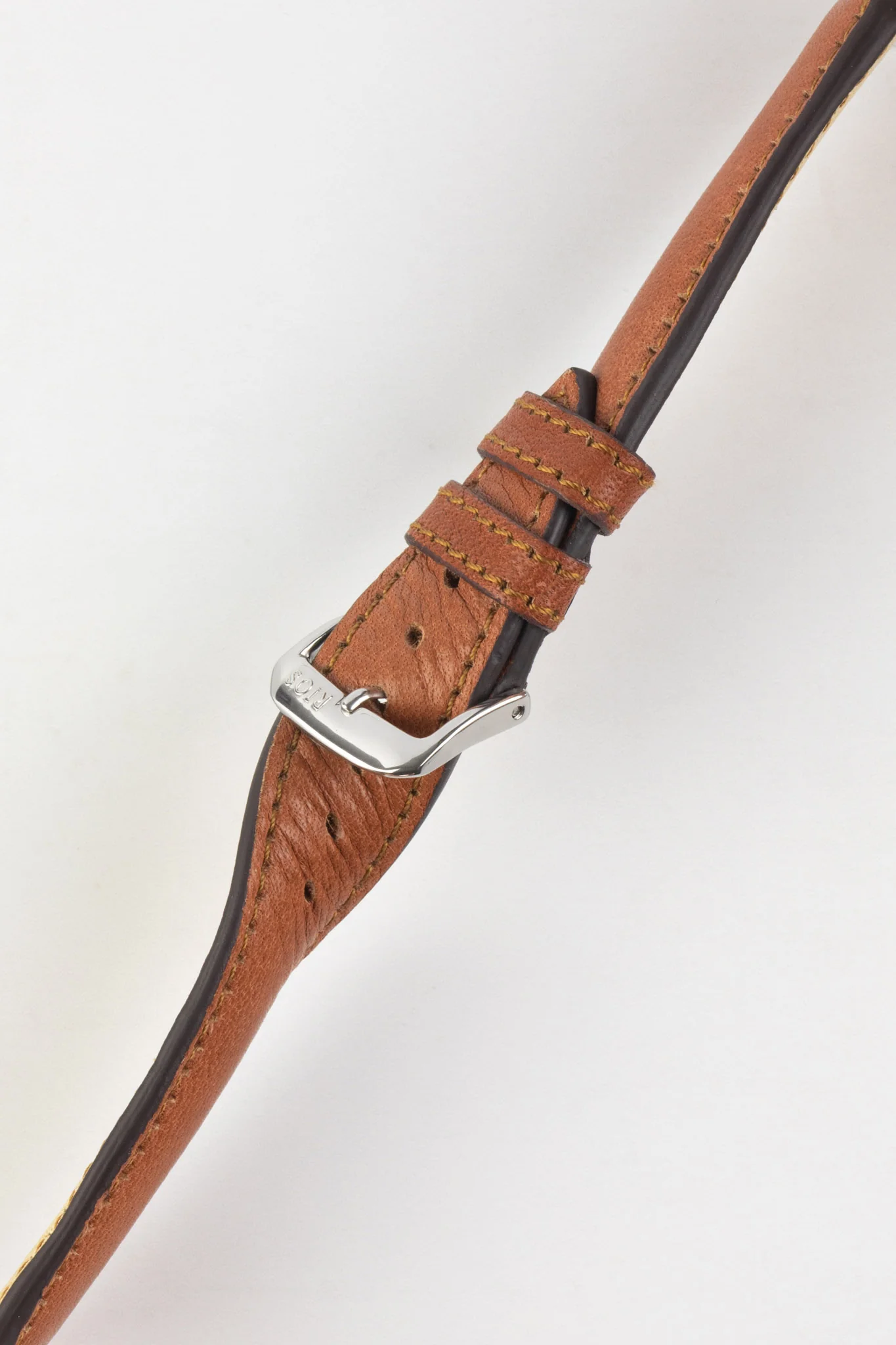 RIOS1931 GARMISCH Organic Leather Watch Strap in COGNAC - Image 3