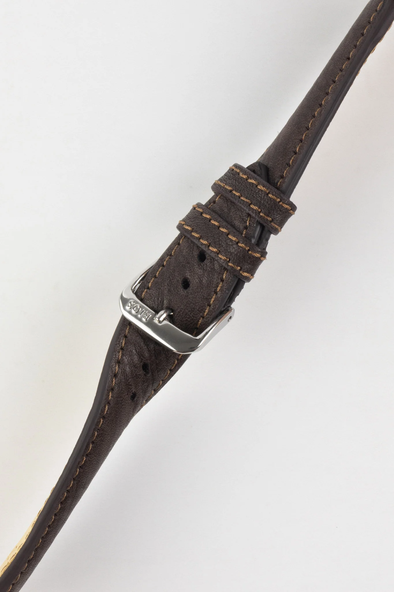 RIOS1931 GARMISCH Organic Leather Watch Strap in MOCHA - Image 3