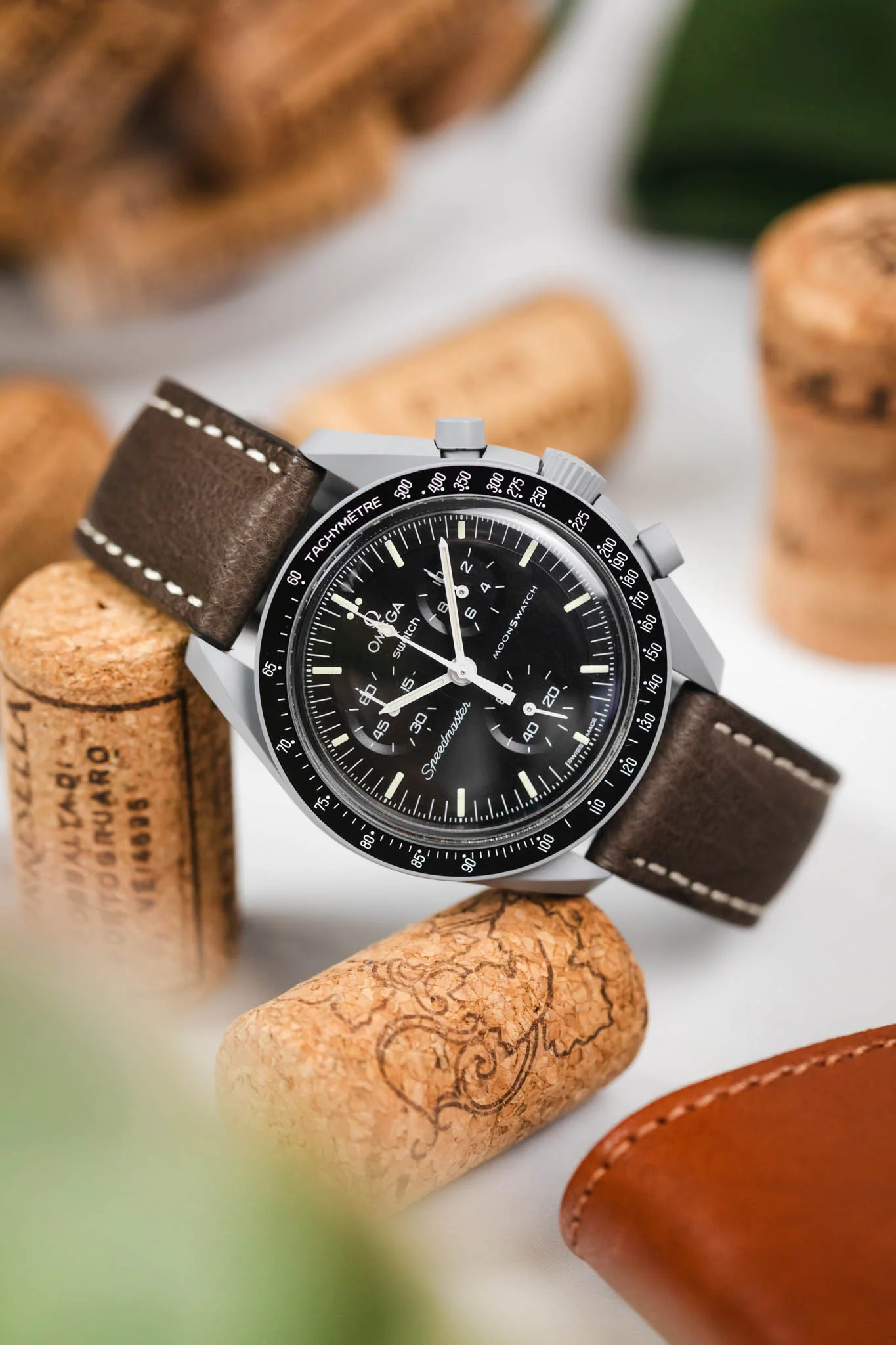 RIOS1931 HAVANA Genuine Pigskin Leather Watch Strap in MOCHA - Image 4