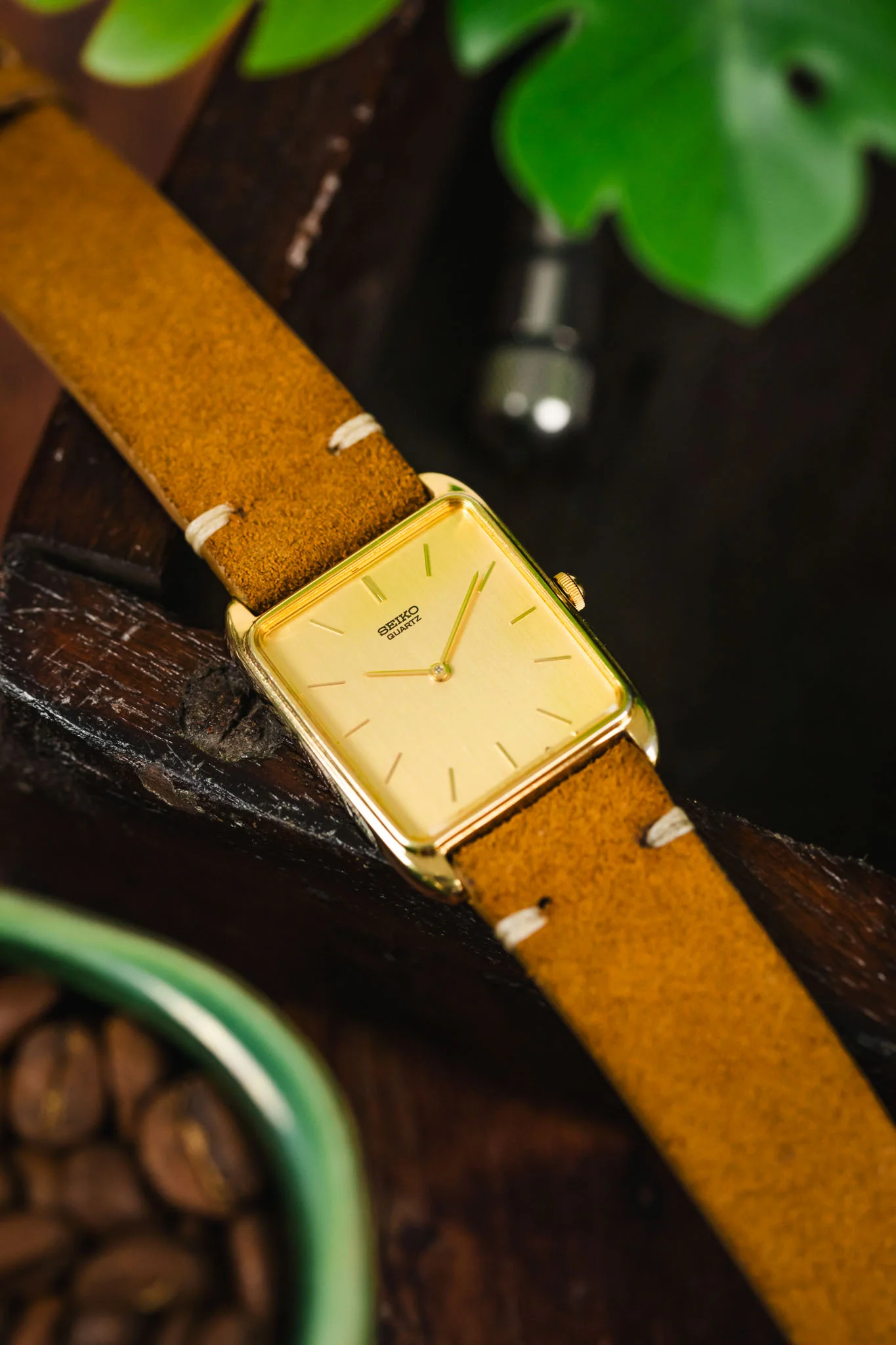 RIOS1931 HUDSON Genuine Suede Leather Watch Strap in COGNAC - Image 6