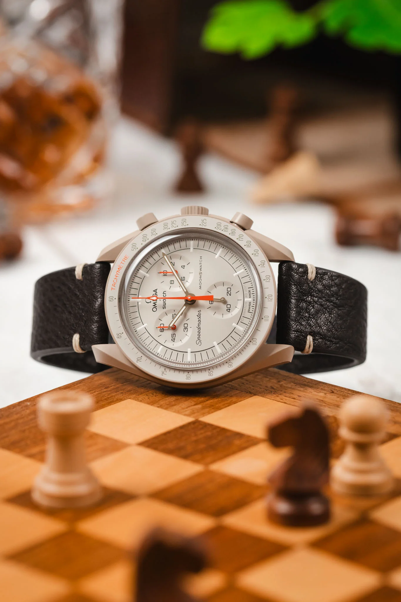RIOS1931 INZELL Retro Organic Leather Watch Strap in MOCHA - Image 4