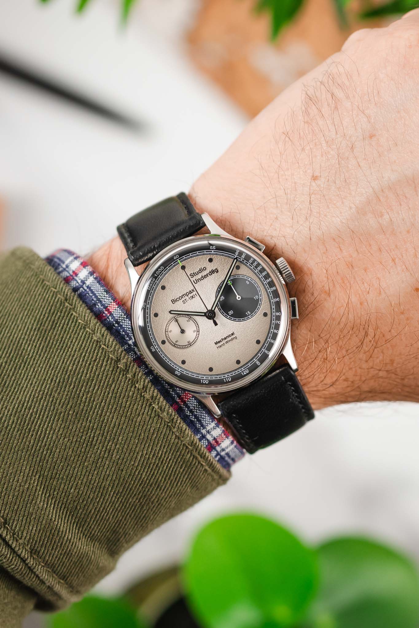 RIOS1931 MERINO Watch Strap in BLACK - Image 2