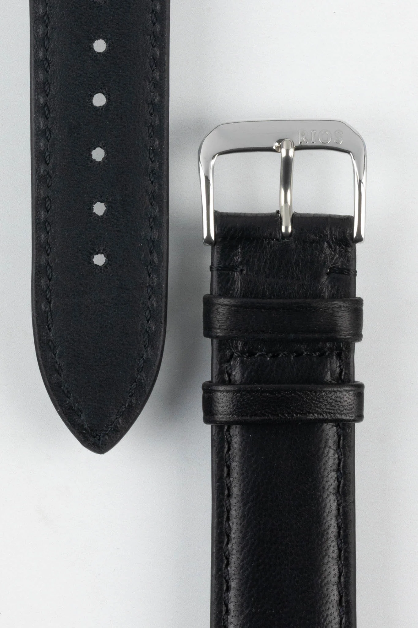RIOS1931 MERINO Watch Strap in BLACK - Image 3
