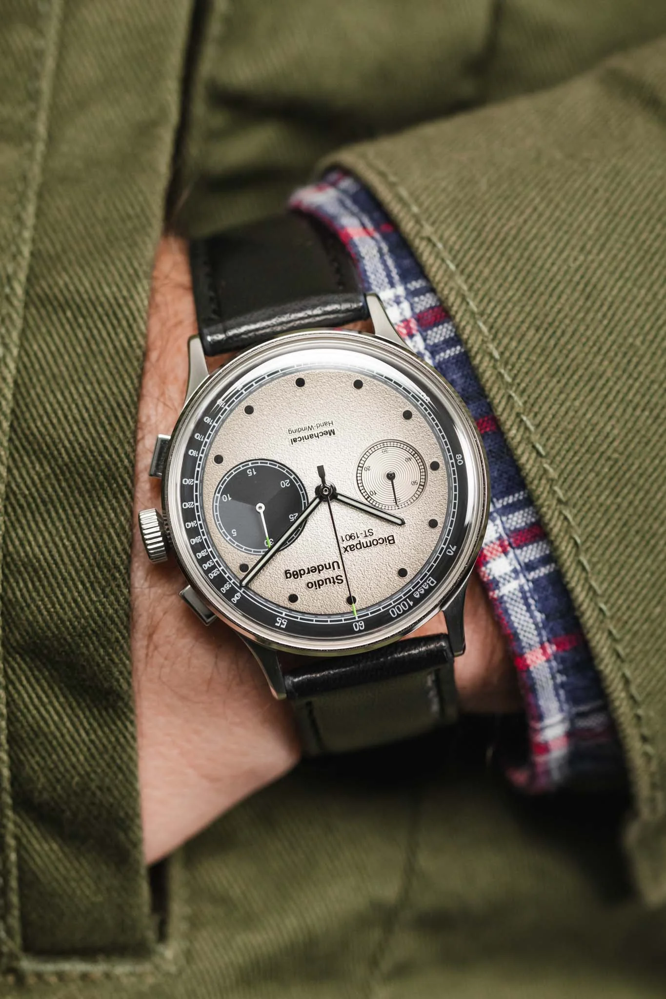 RIOS1931 MERINO Watch Strap in BLACK - Image 6