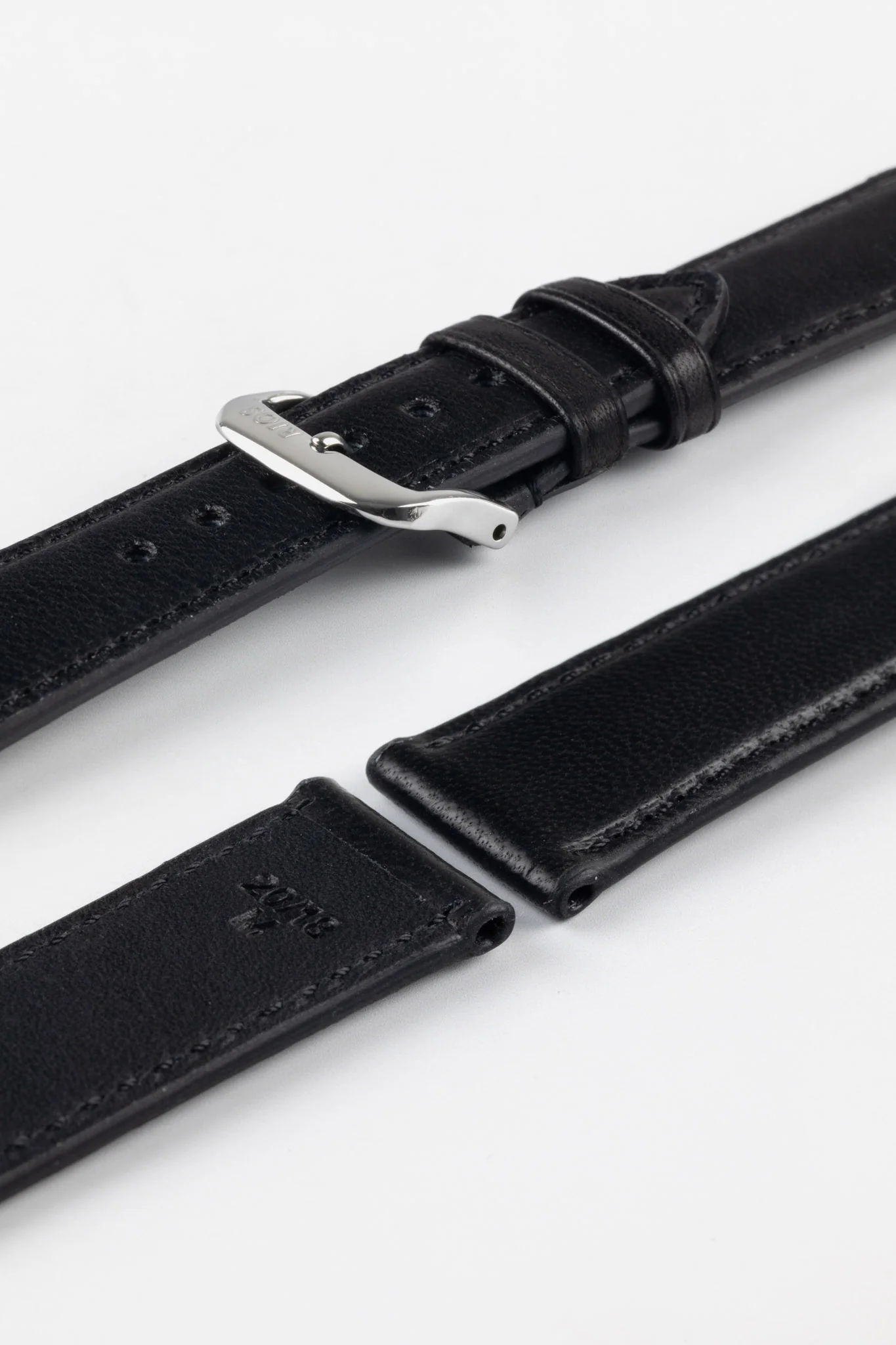 RIOS1931 MERINO Watch Strap in BLACK - Image 7