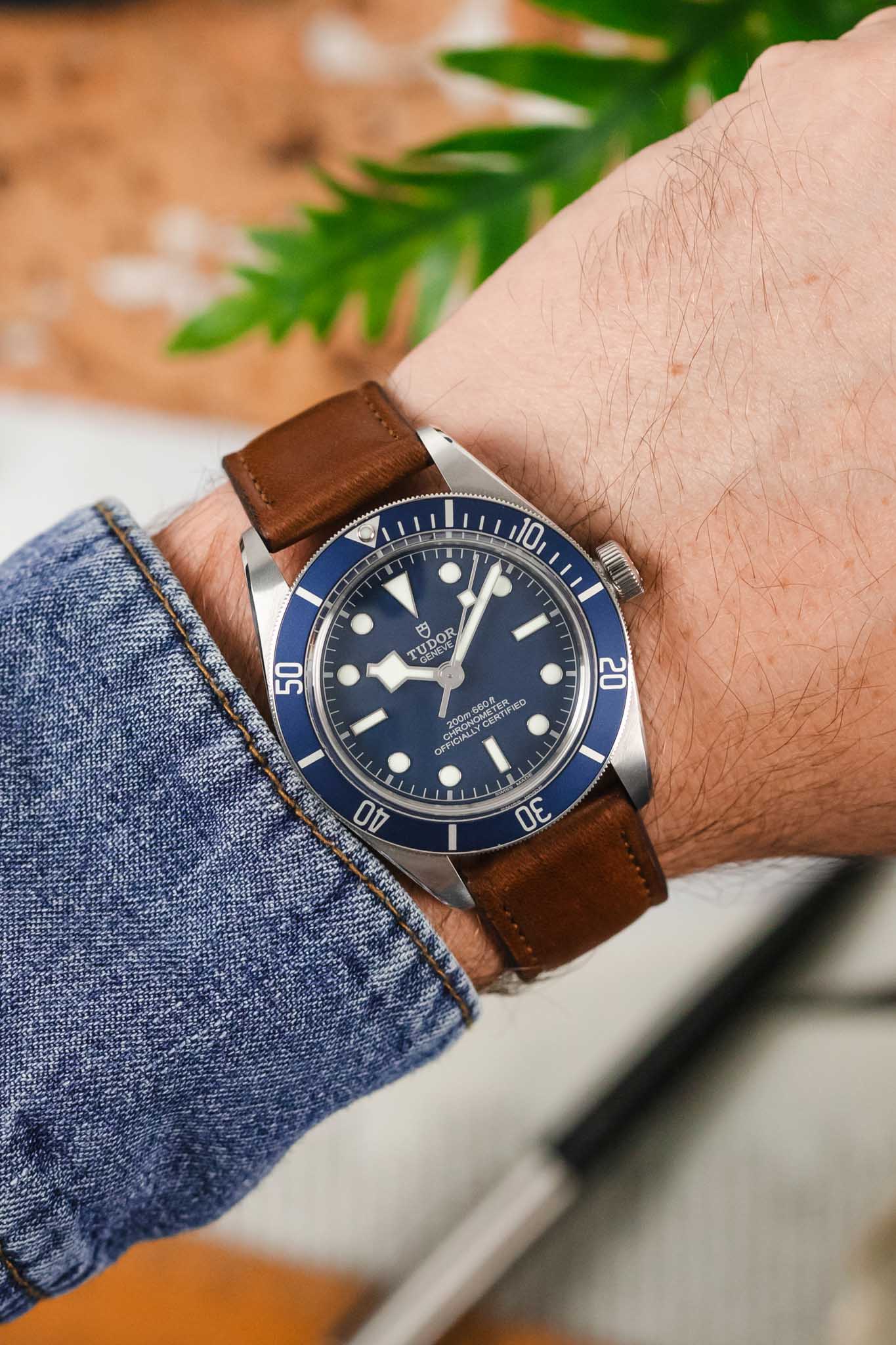 RIOS1931 MERINO Watch Strap in COGNAC - Image 2