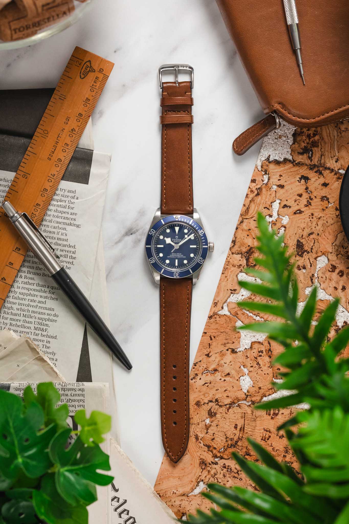 RIOS1931 MERINO Watch Strap in COGNAC - Image 9