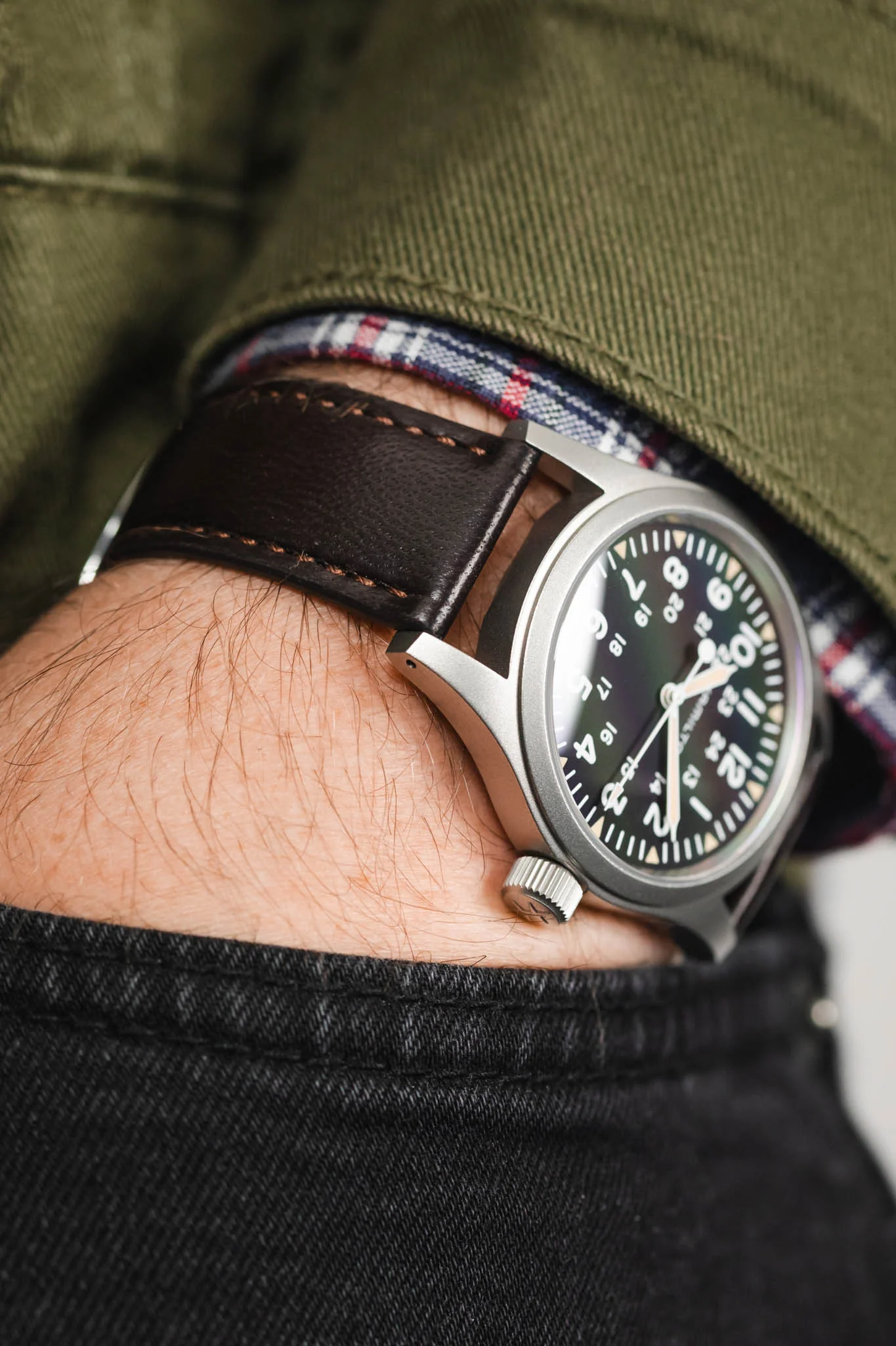 RIOS1931 MERINO Watch Strap in MOCHA - Image 6